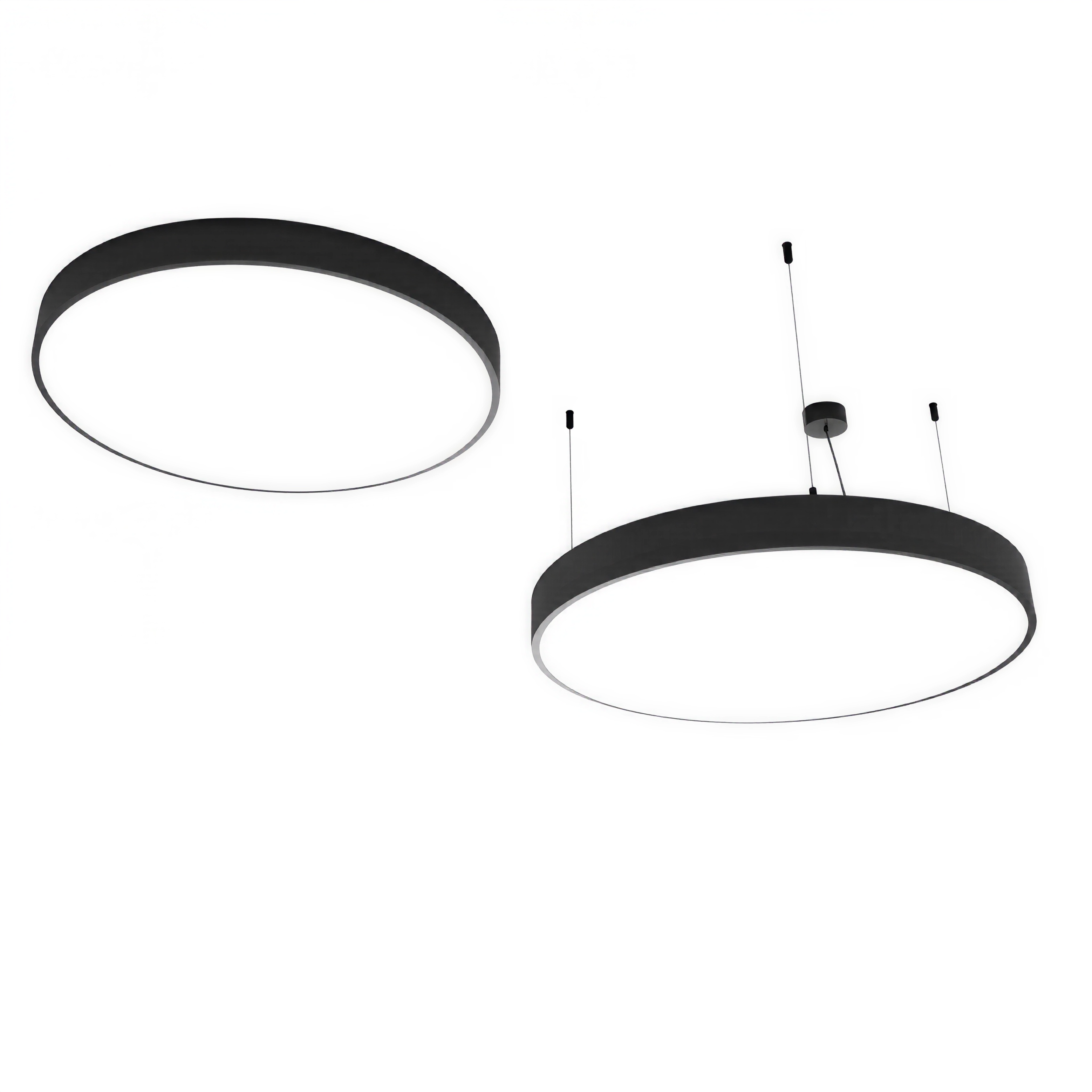 Кръгла висяща LED лампа Veny Eco XL | Ø80-120cm