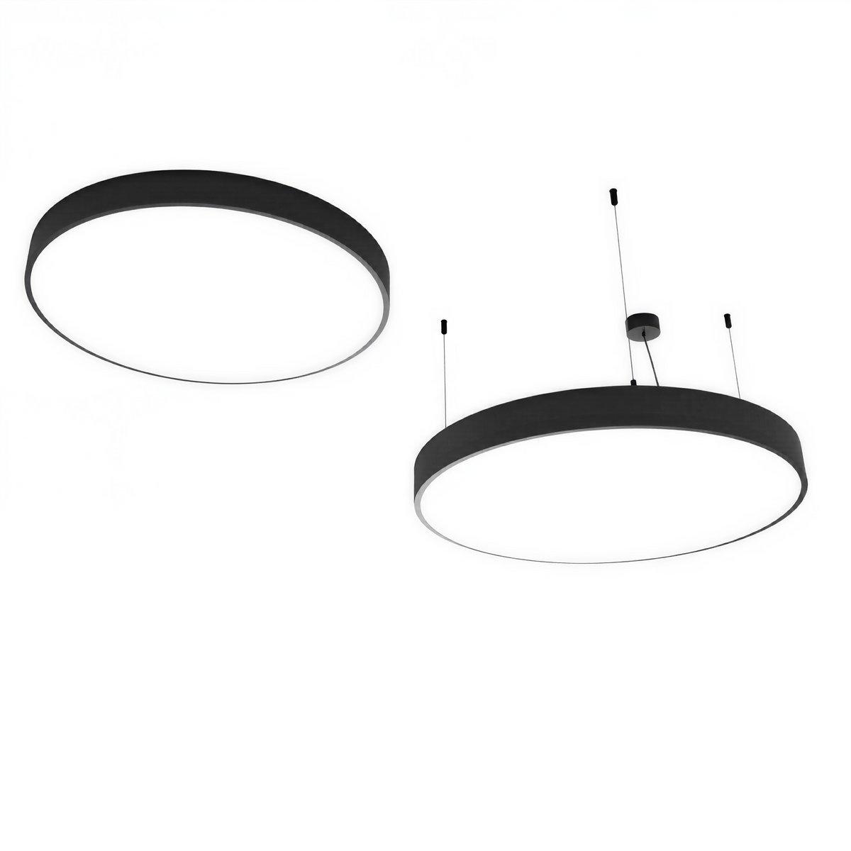 Кръгла висяща LED лампа Veny Eco XL | Ø80-120cm