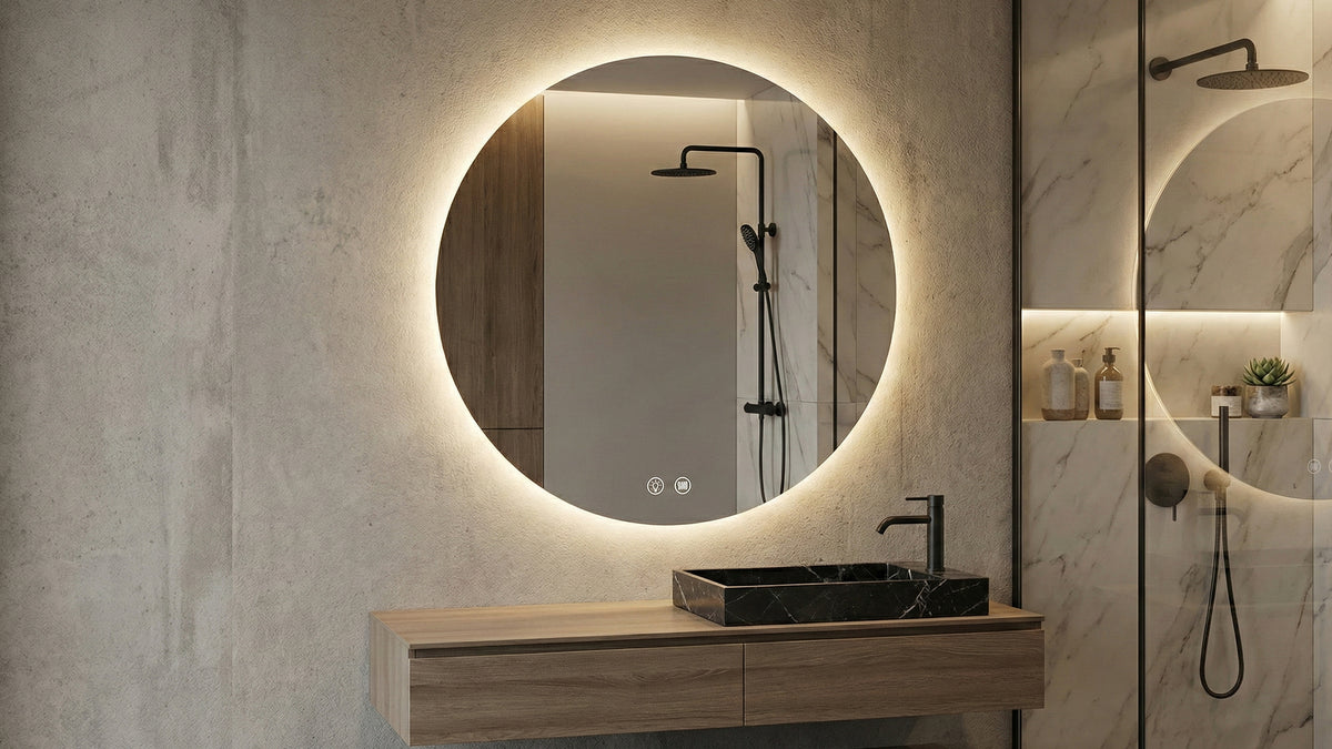 Кръгло LED огледало Circle 60cm | Anti Fog | Touch Control | IP44