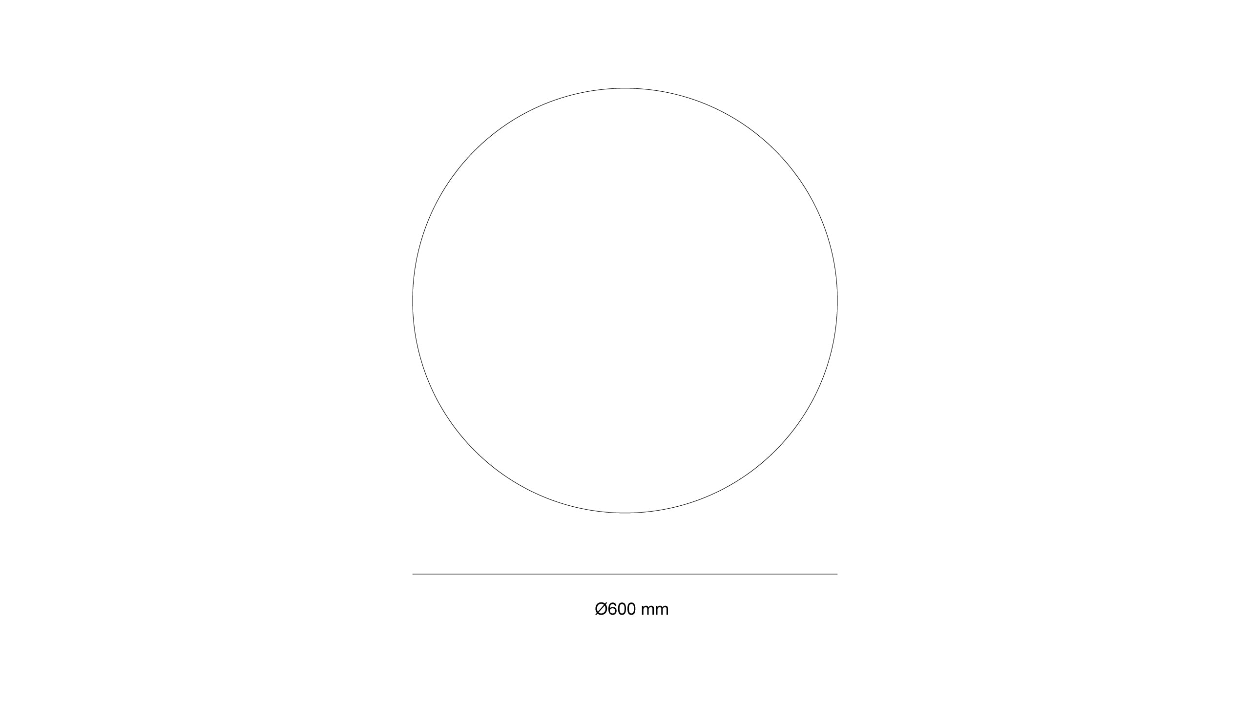 Кръгло LED огледало Circle 60cm | Anti Fog | Touch Control | IP44