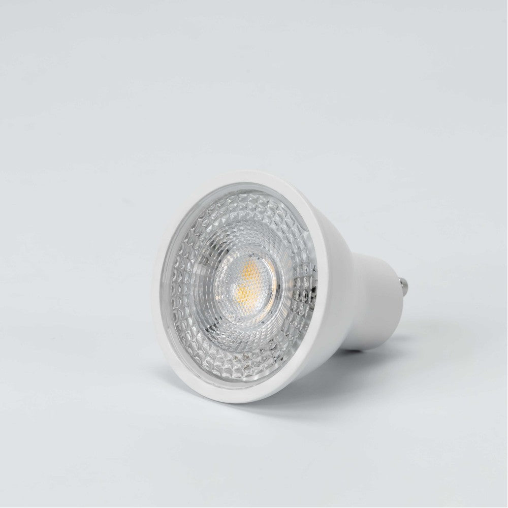 LED крушка GU10 7W с широк ъгъл 60° и корпус PLA+ALUM