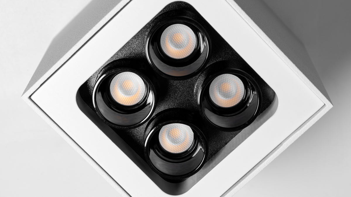 LED луна за открит монтаж Clamp Cube | Квадратна | 8W | 3000K - alternate view