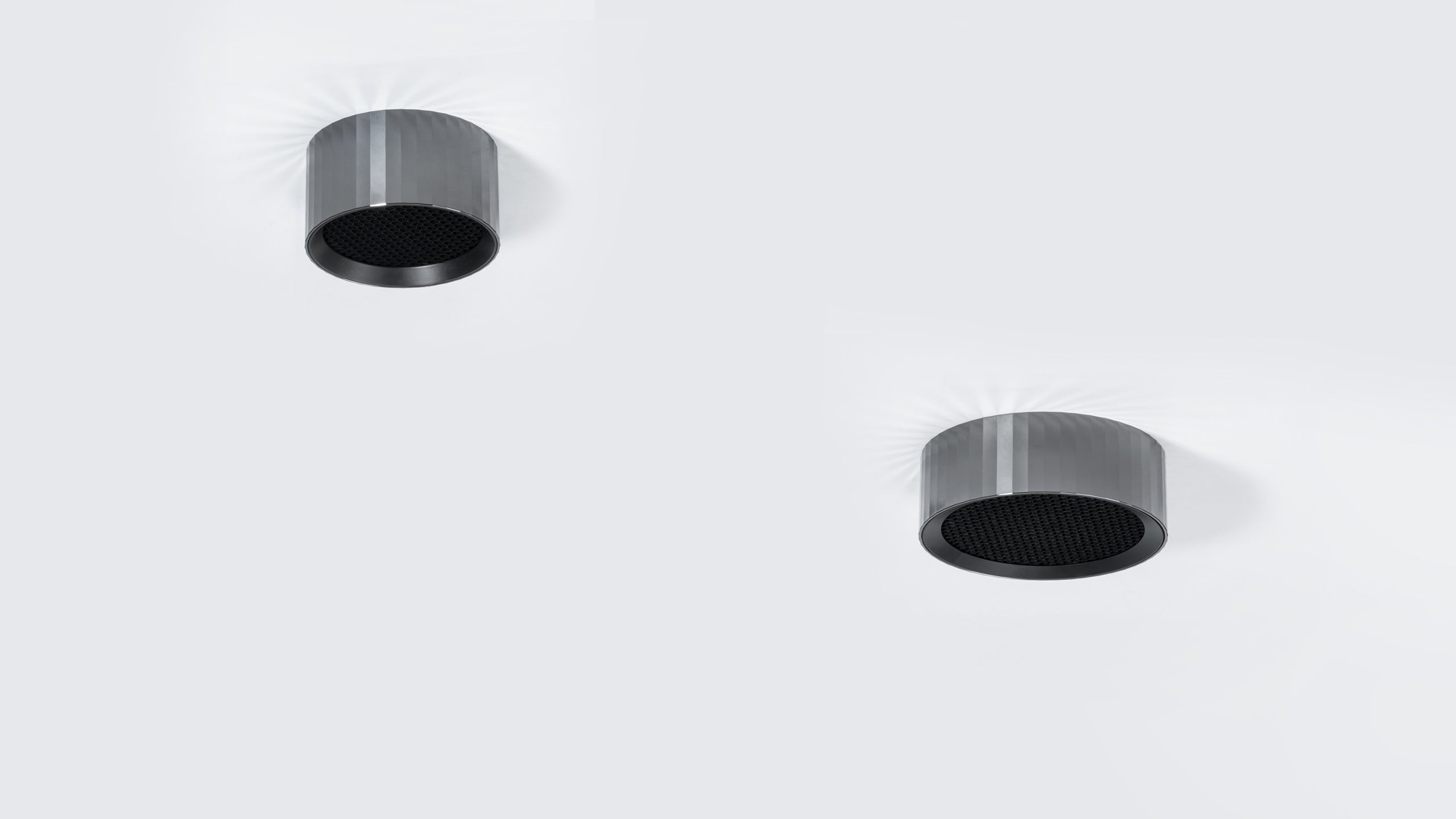 LED луна за открит монтаж Regal | Цилиндрична | Honeycomb | 3000K