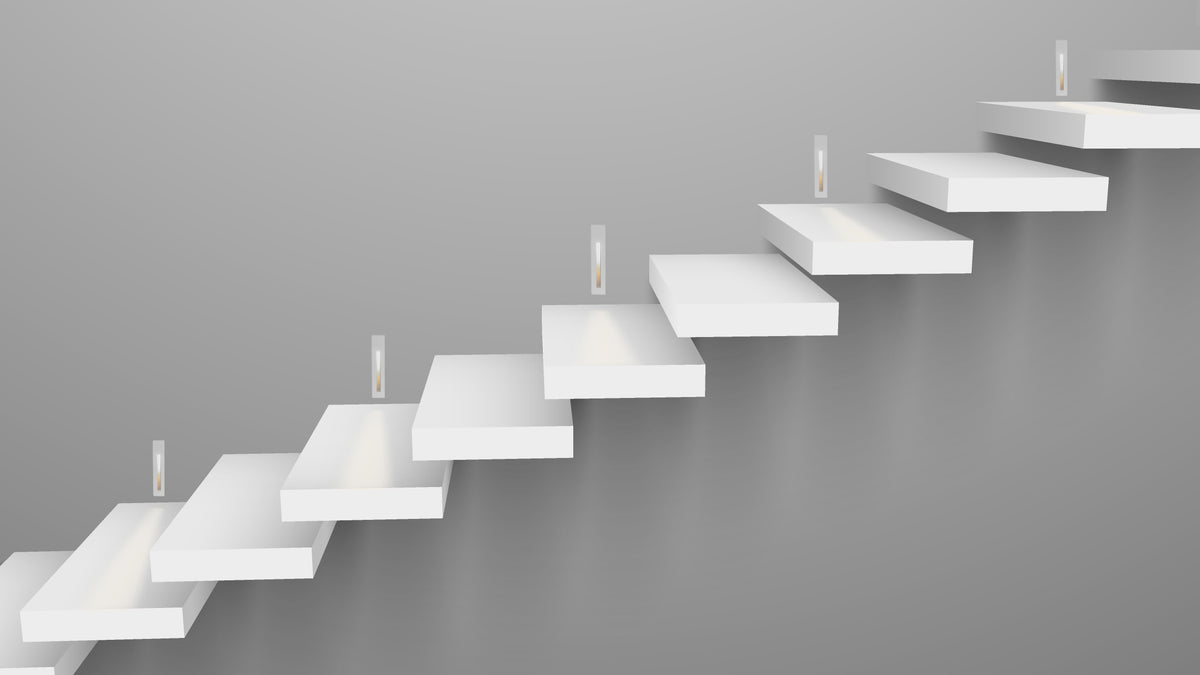 LED луна за стълбище/стъпала Step Line Eco | За вграждане | 3W | 3000K