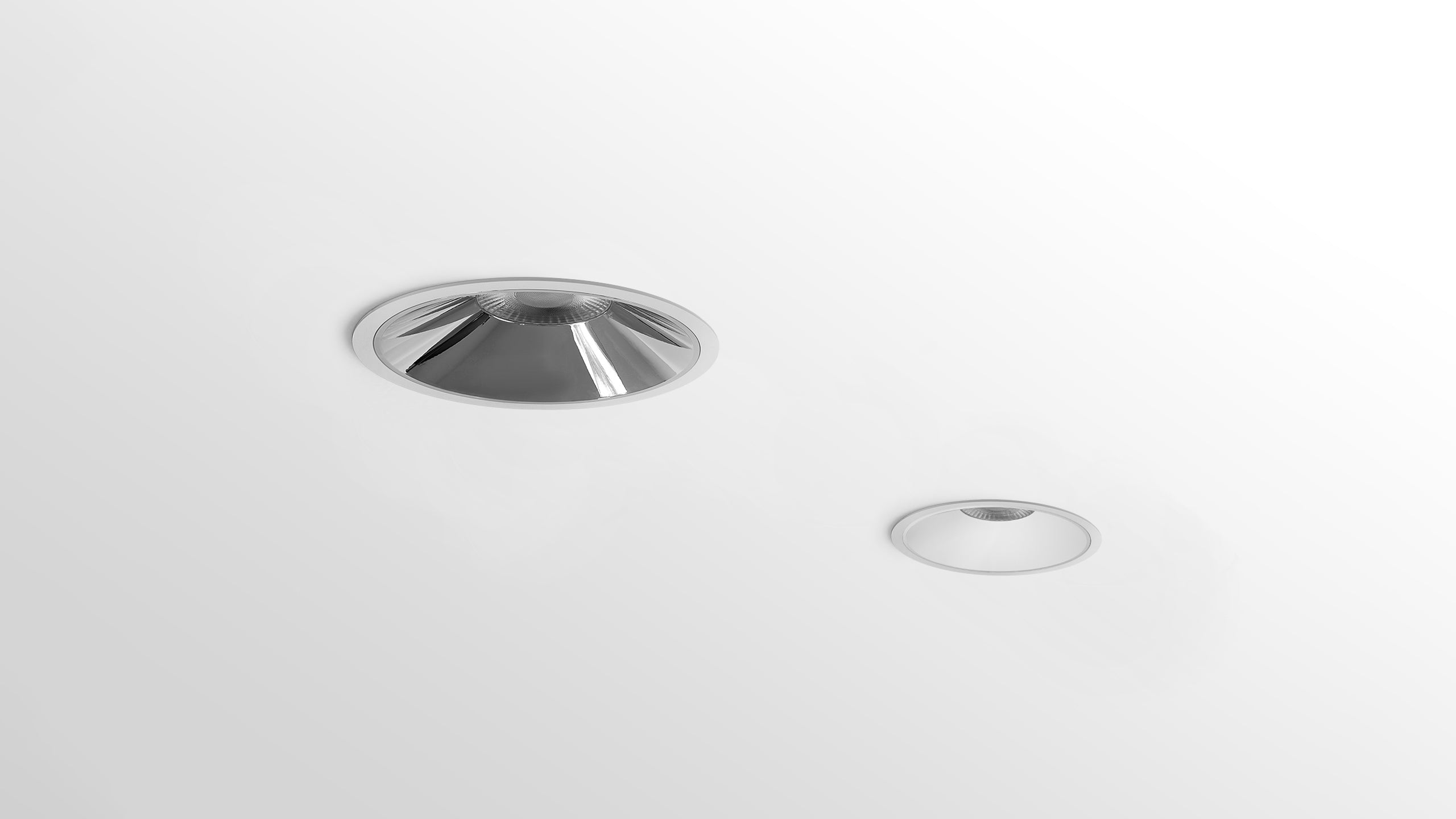 LED луна за вграждане Storm | Огледален | IP54 | 4000K