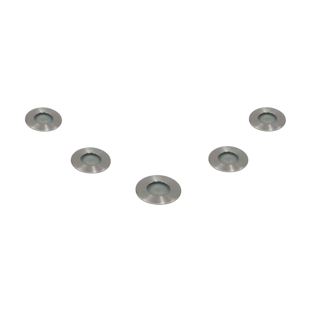 LED луна за вграждане в земя Point | Inox | IP67 водоустойчива | 3W | 3000K