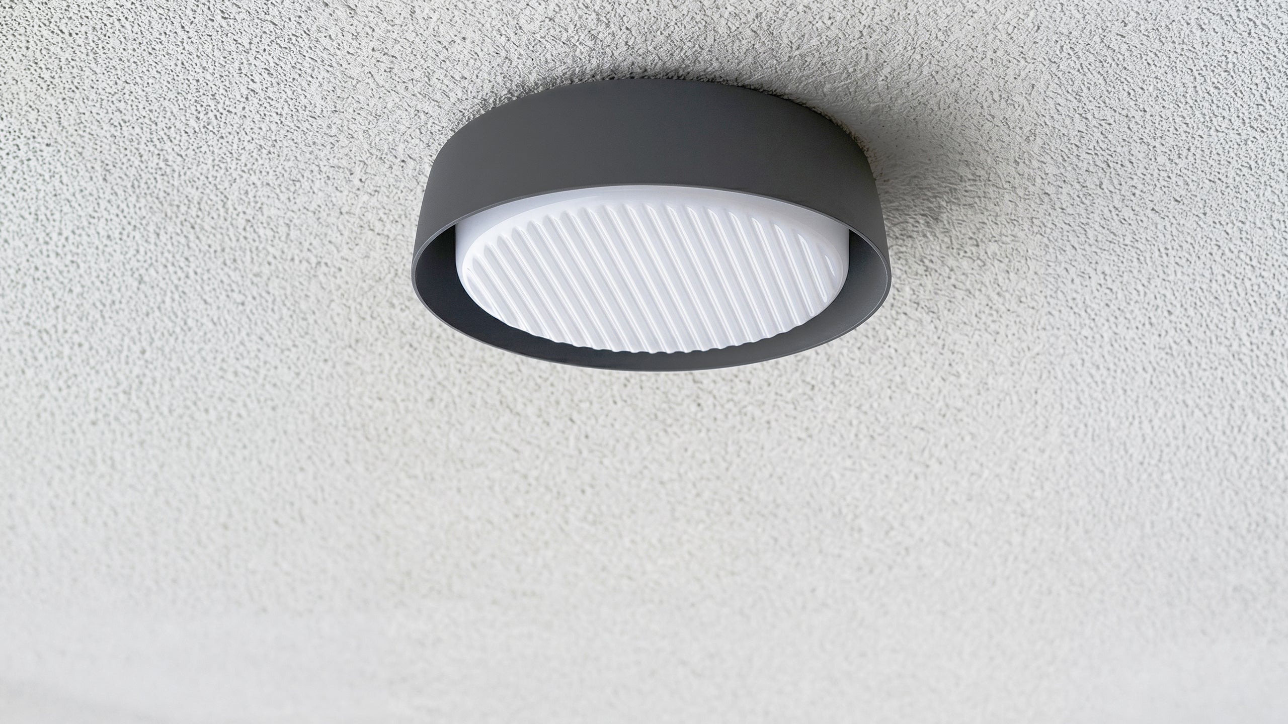 LED плафониера Deko | IP65 | Ø18cm | Сива