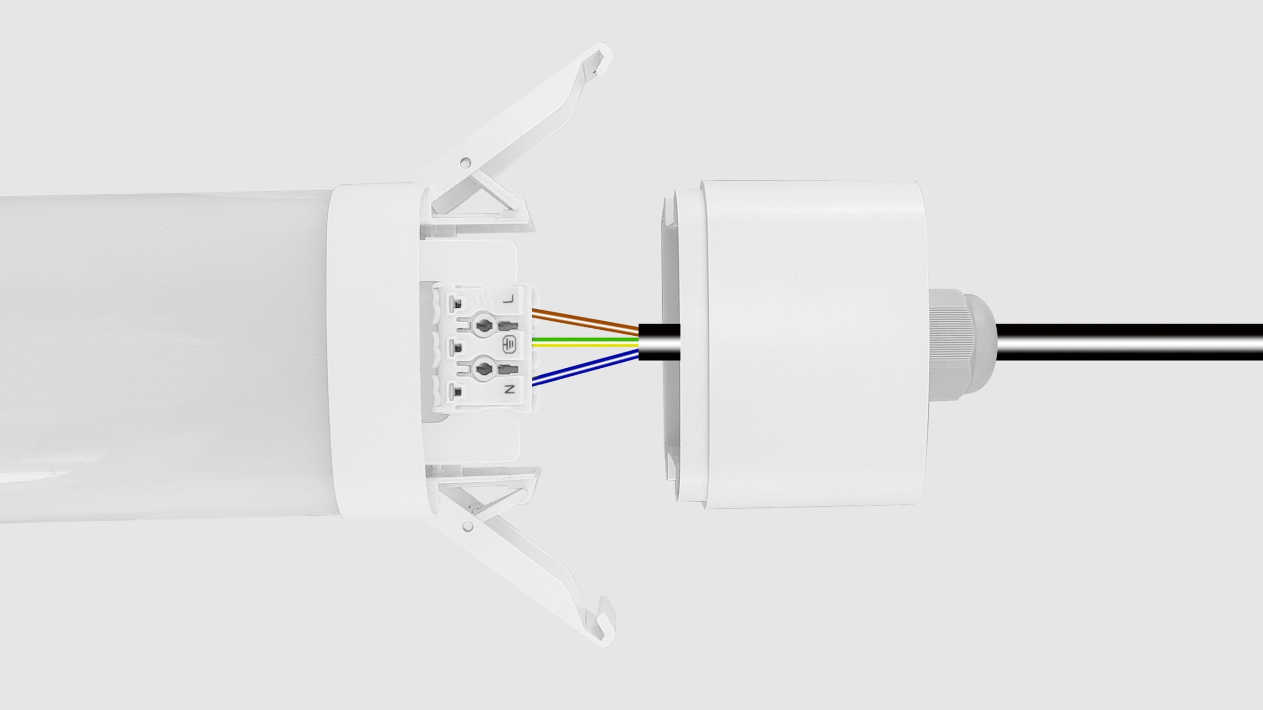 LED тяло за индустриално осветление Alaska | IK10 | IP66 | 4000K