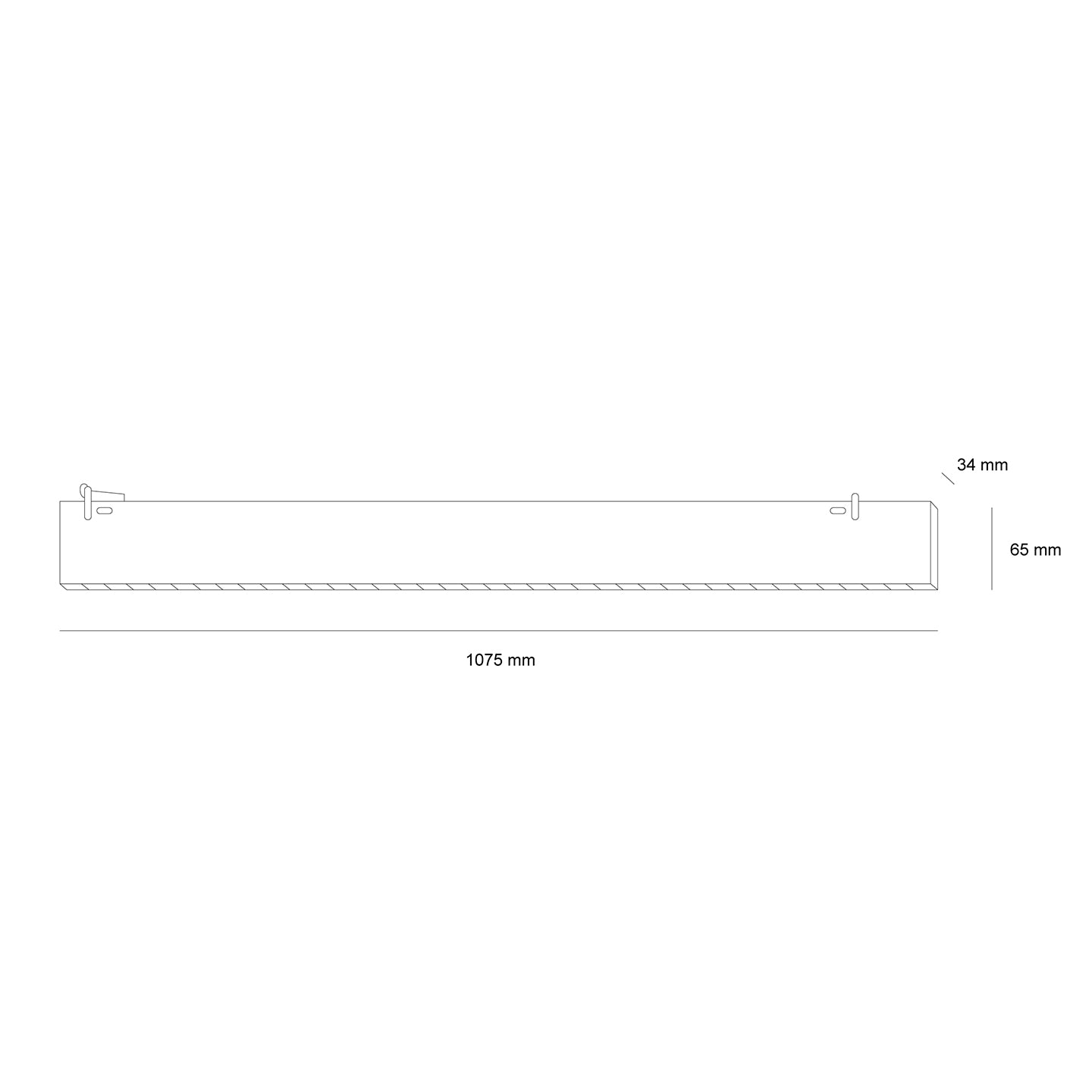 Линейно LED осветление Darklight Belt | Без отблясъци | 3000K