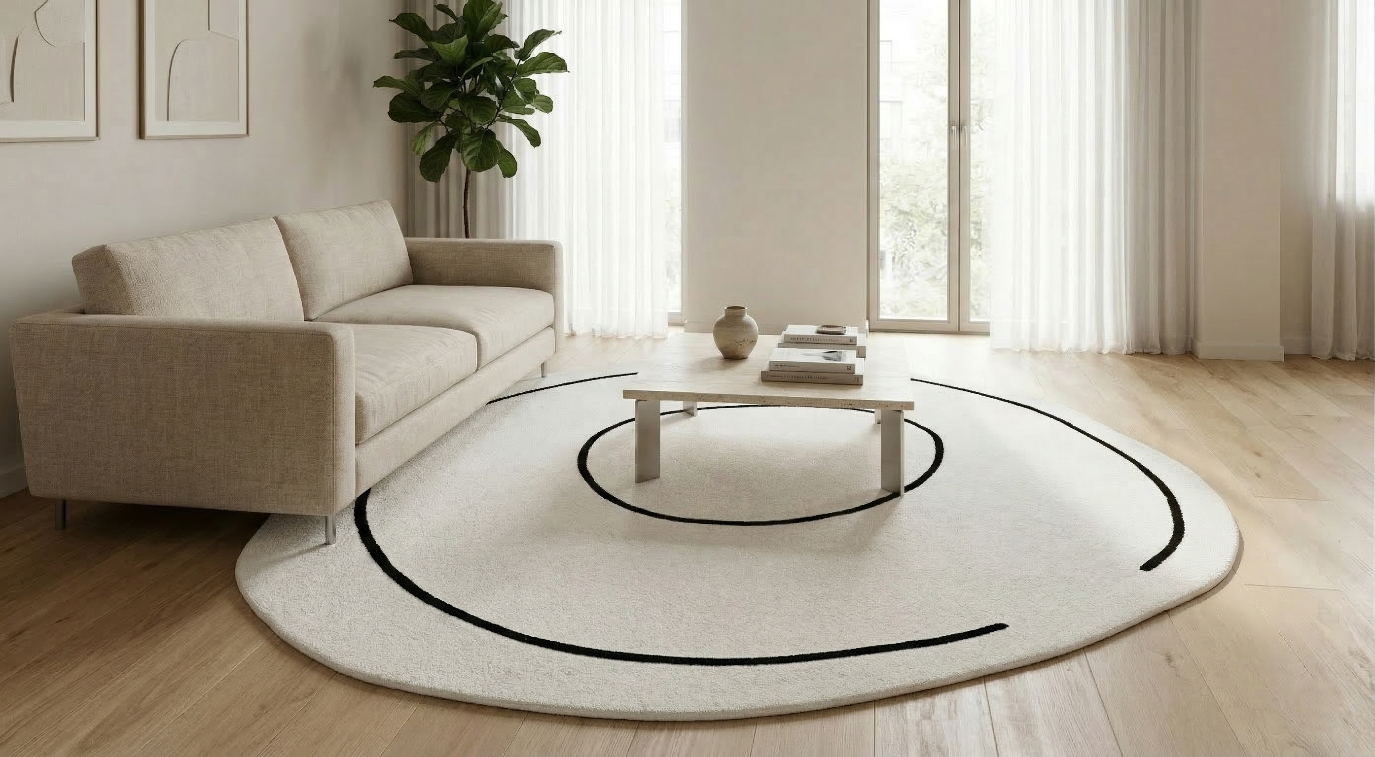 Loop Ivory Round