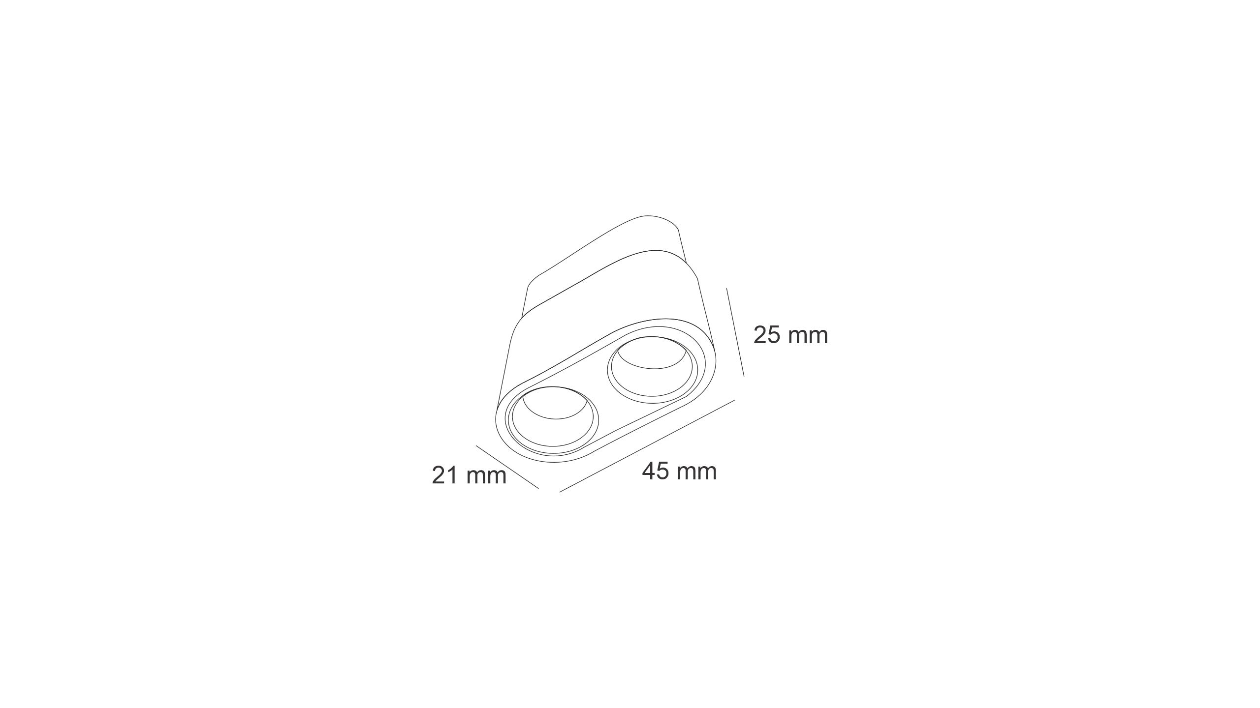 Мини LED модул Look Magnet за магнитна шина 23 mm