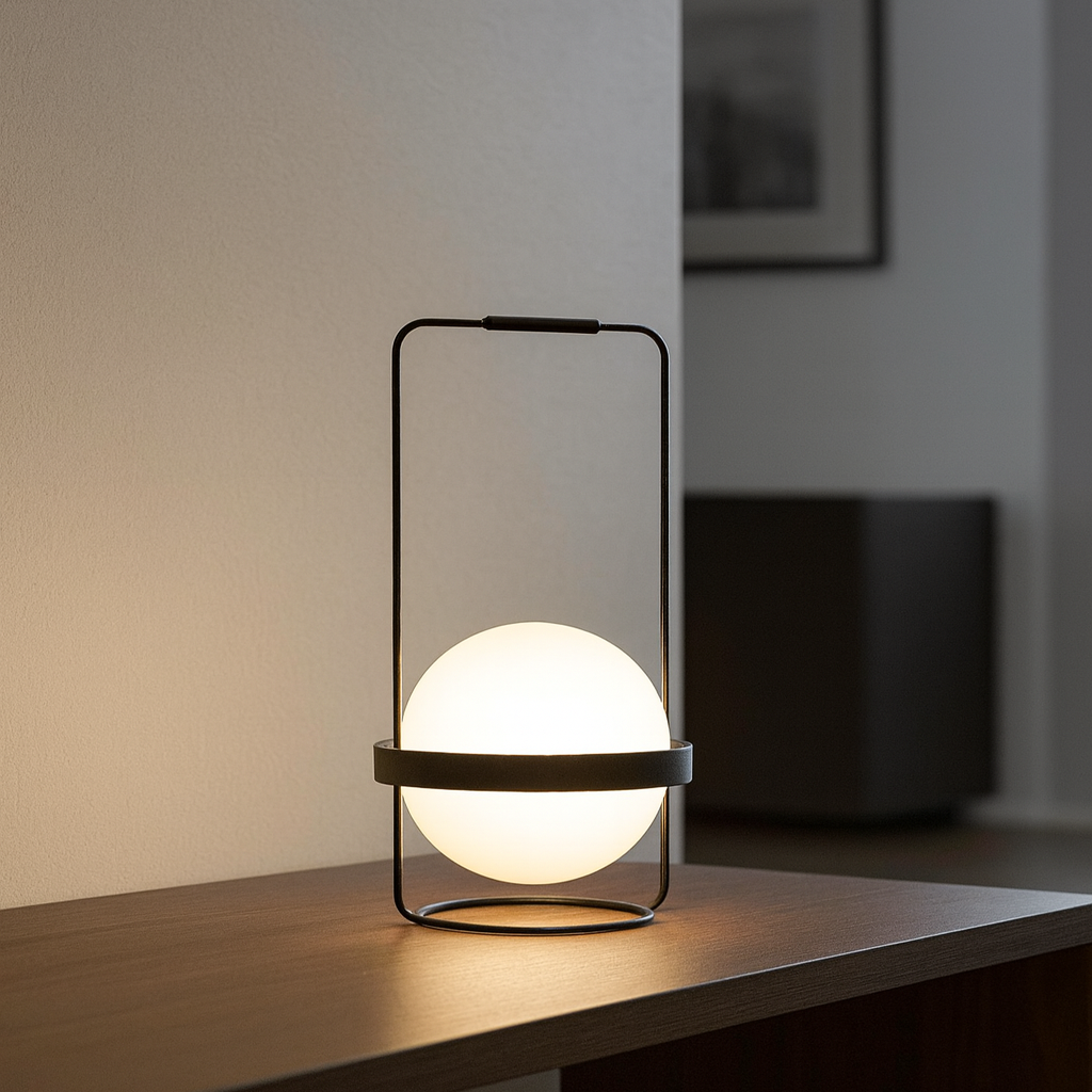 Настолна LED лампа Astro Table | Планета | 12W | Черна