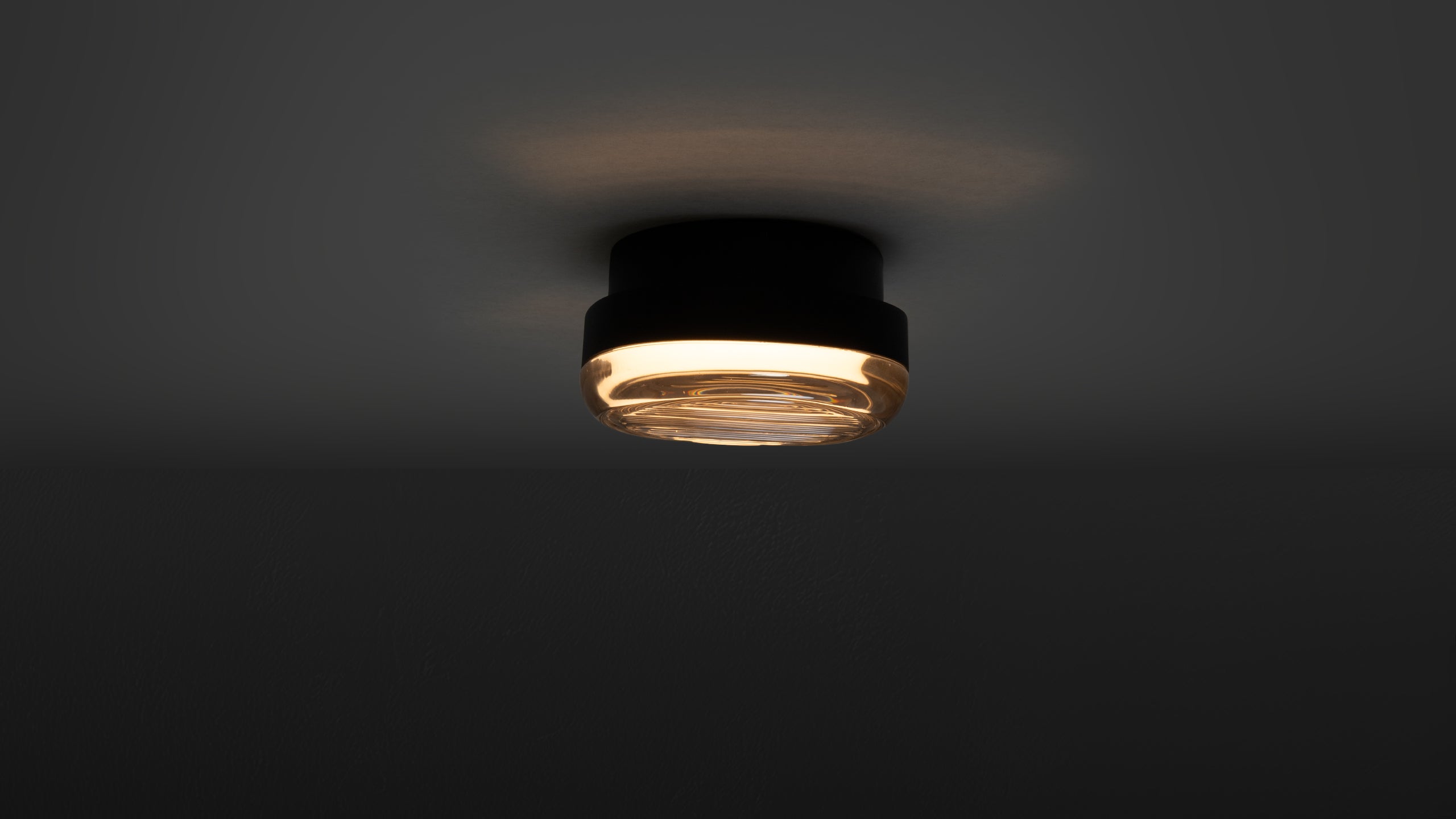 LED плафониера Note | Черен | 12W | 3000K | IP65