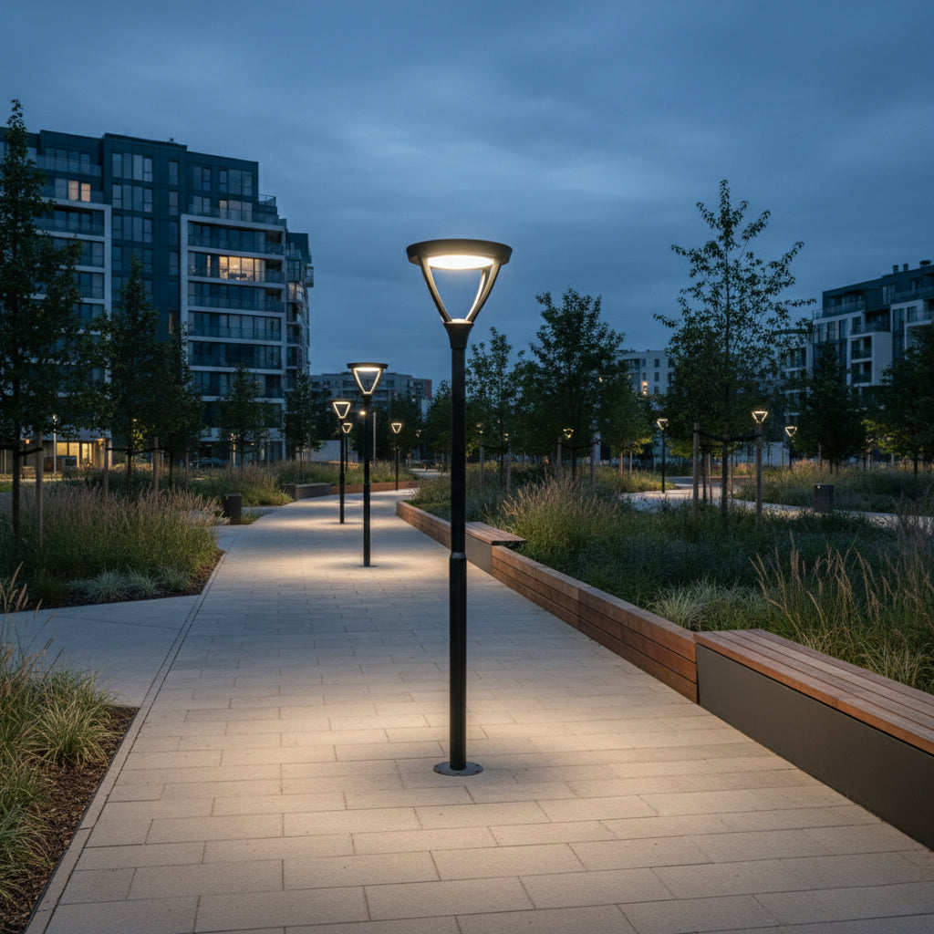 Парково LED тяло HORN | 60W | 4000K | IP65 | 46.5cm