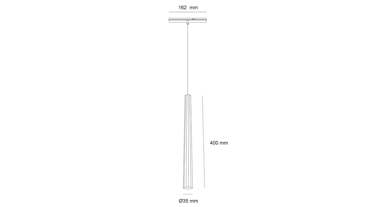 Висящ LED модул Pipe 10PCB | 3000K | 36°