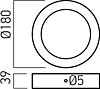 LED панел FMR180WW MWH