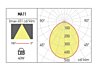 Вграждано LED осветително тяло MA11WW Arelux
