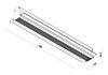 Вградена шина XTRIM M RECESSED 0,5m