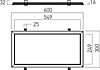 LED панел XWIDE RIM 3000K