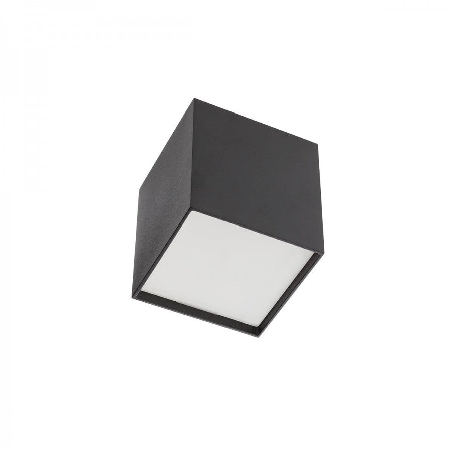 Таванно осветително тяло Arelux XSmooth, черно, LED, 10W