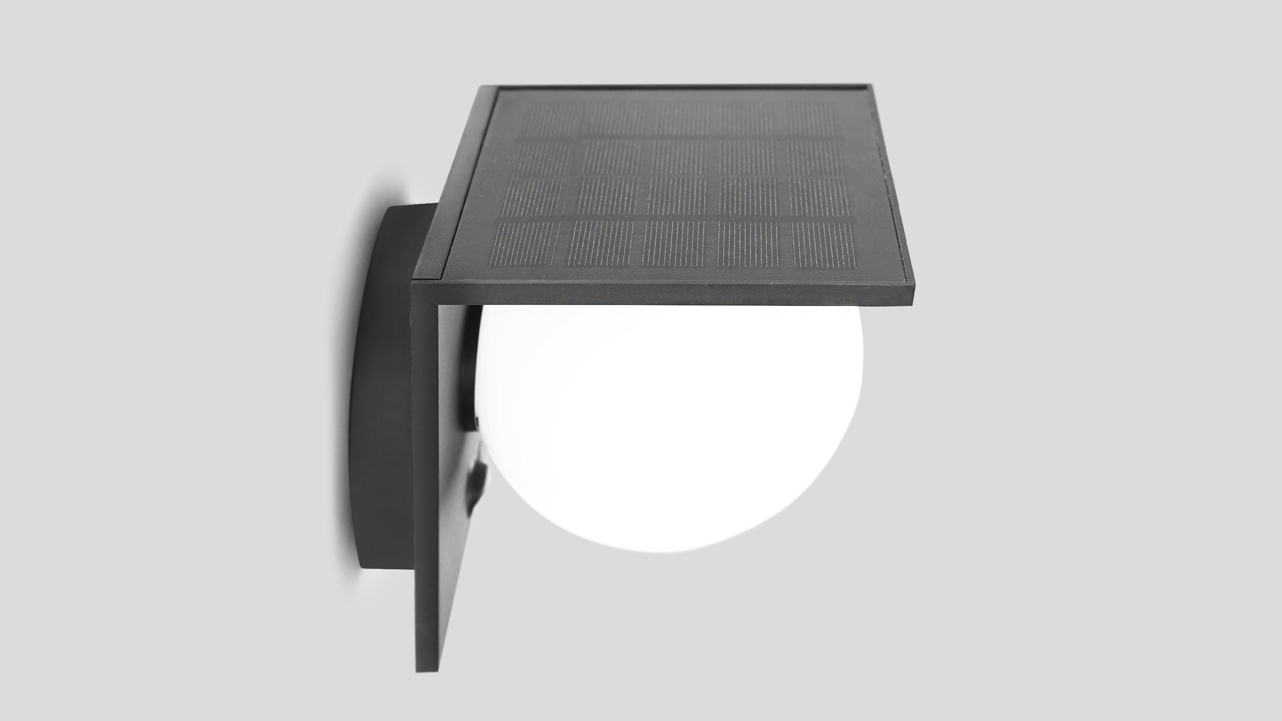 Соларен фасаден LED аплик със сензор Snowball | 1.5W | 4000K | IP54