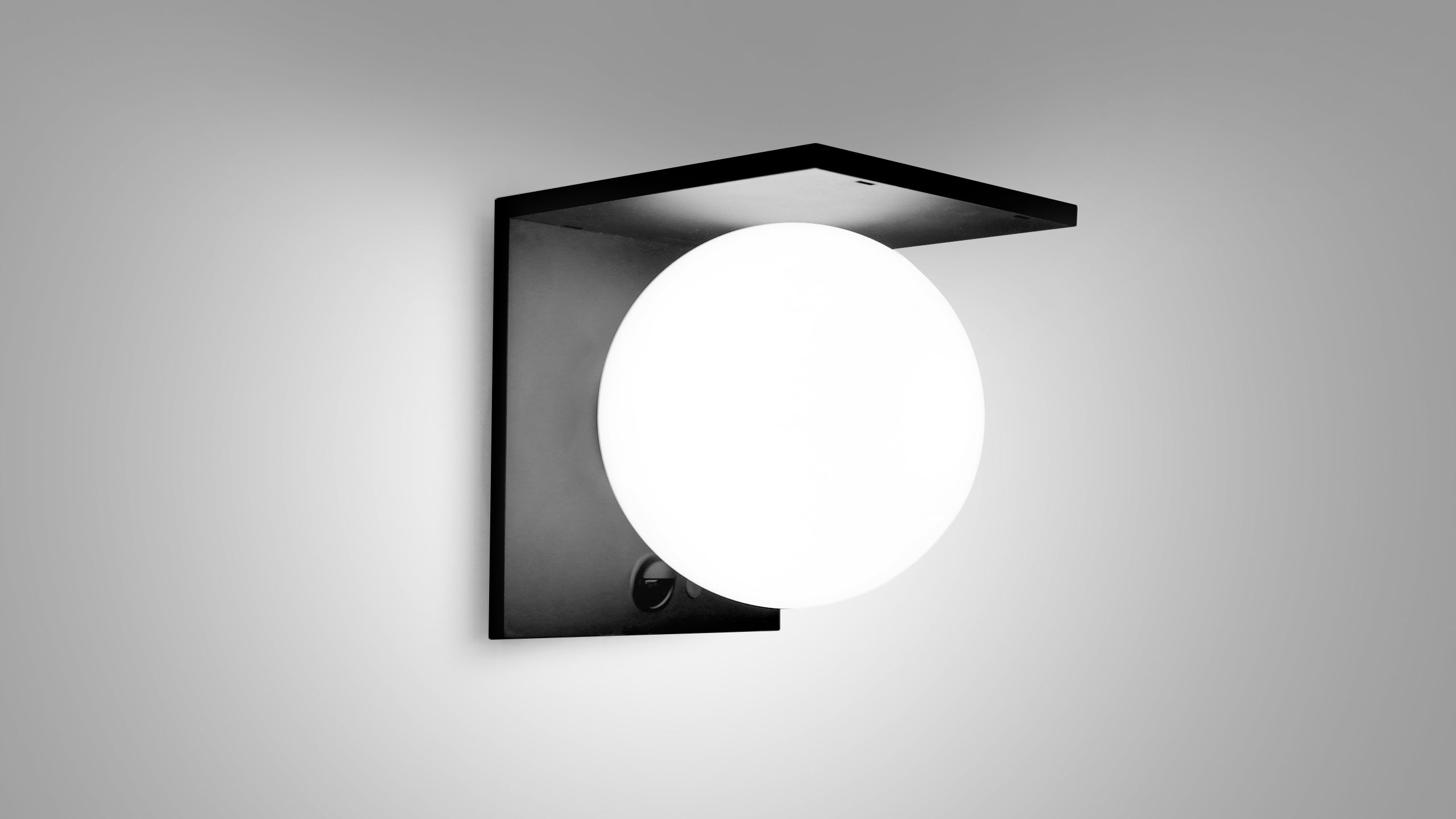 Соларен фасаден LED аплик със сензор Snowball | 1.5W | 4000K | IP54