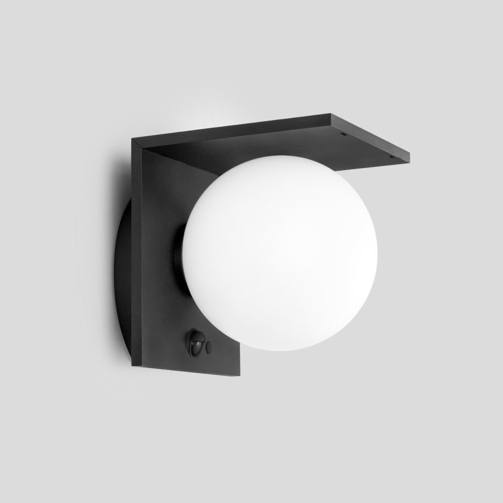Соларен фасаден LED аплик със сензор Snowball | 1.5W | 4000K | IP54