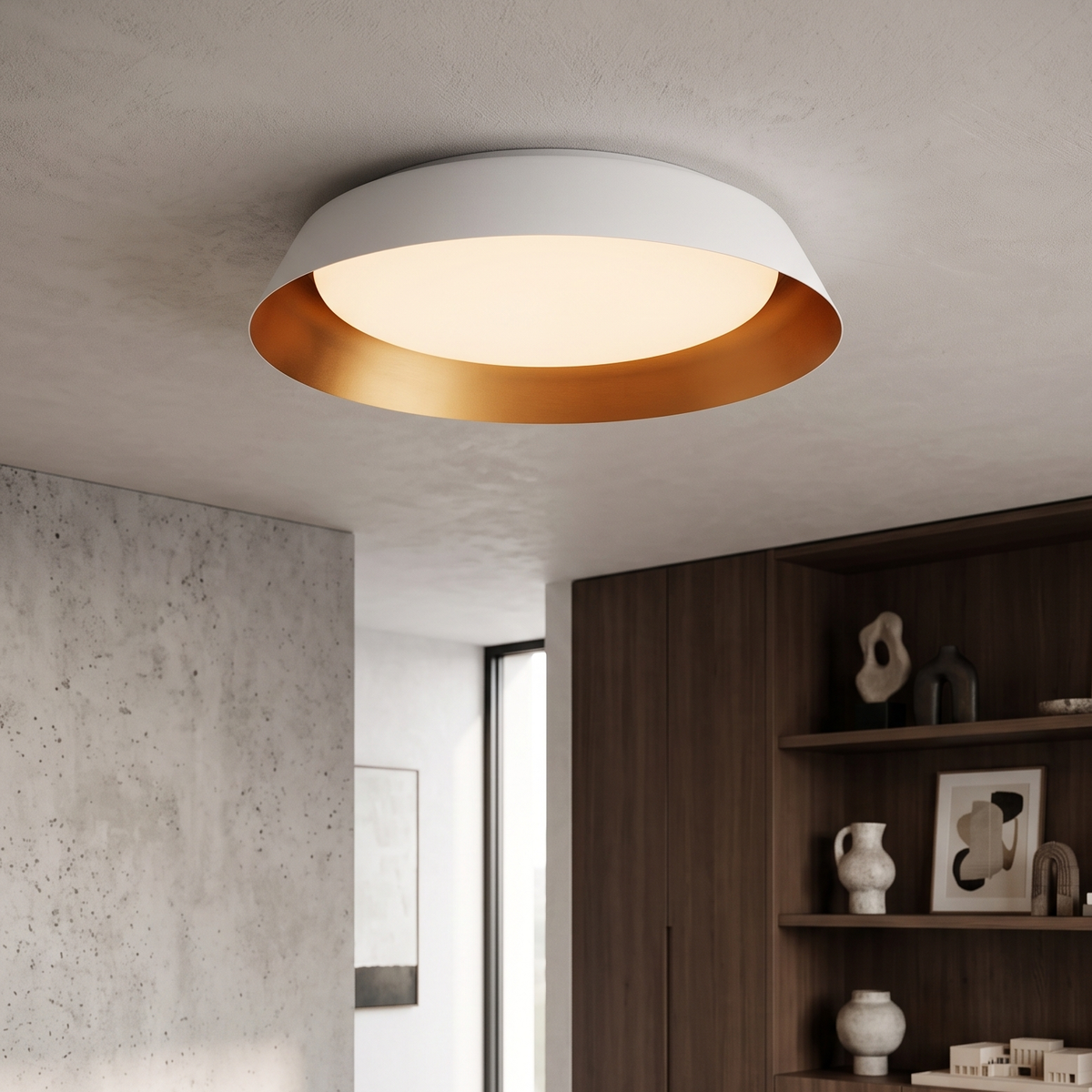 Дизайнерски LED плафон Solvia Nova Luce Ø49.2 см