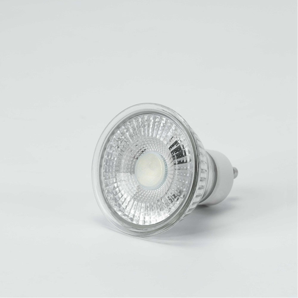 Стъклена LED крушка GU10 5W с тесен ъгъл 38° 3000K/4000K