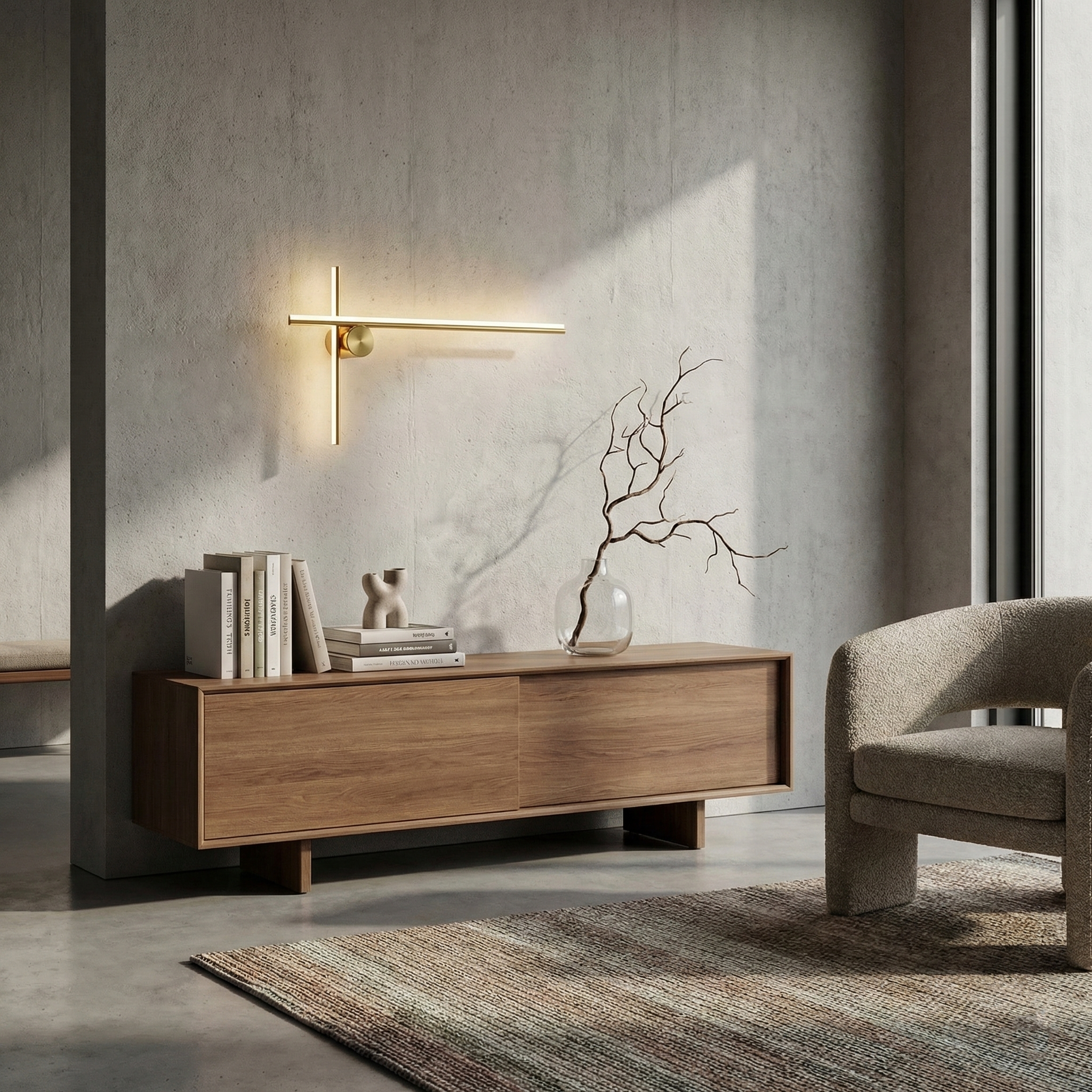 Стенен LED аплик Linear Wall | Линеен дизайн | 13W | 730мм