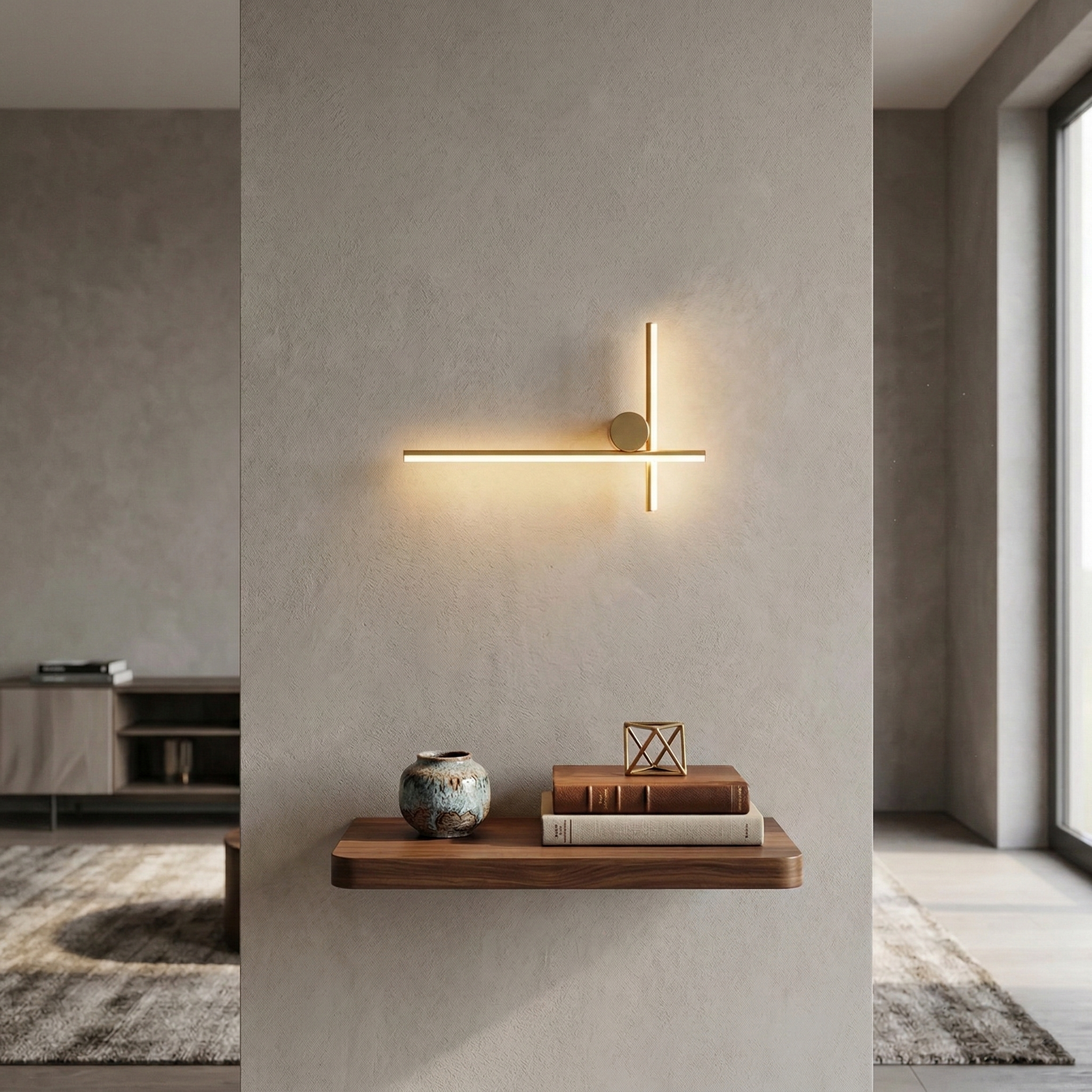 Стенен LED аплик Linear Wall | Линеен дизайн | 13W | 730мм