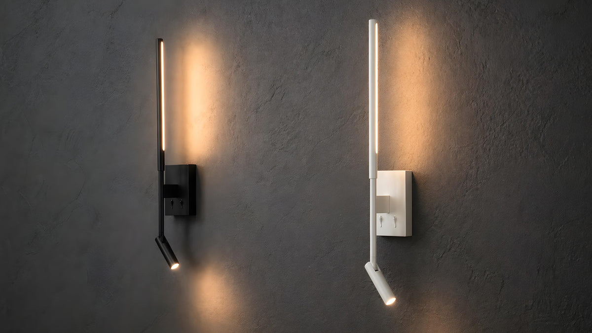 Стенен LED аплик Twin SQ | 3W+6W | 3000K