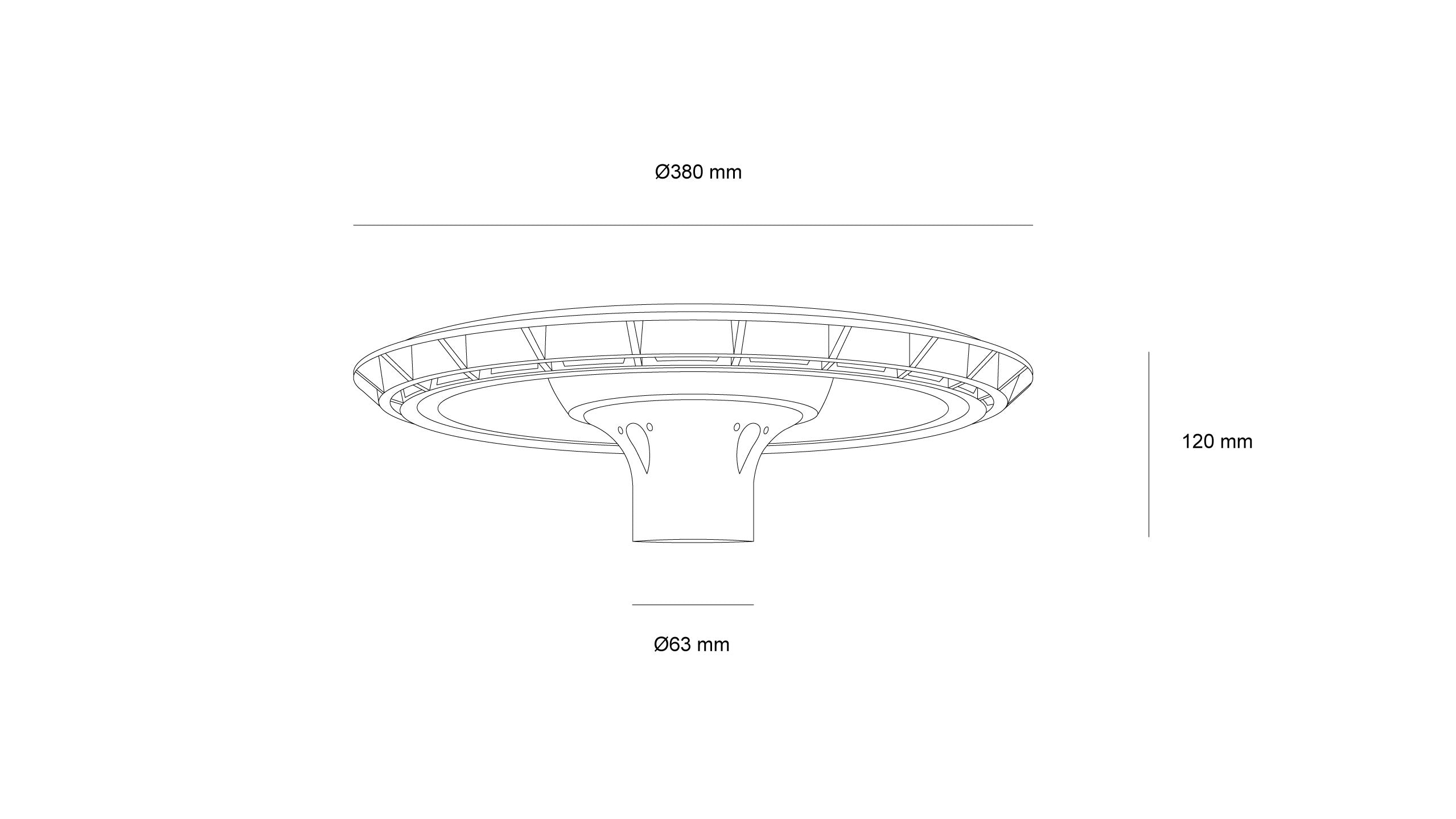 Улично LED тяло за стълб Mano | 60W | IP65 | 4000K | Антрацит