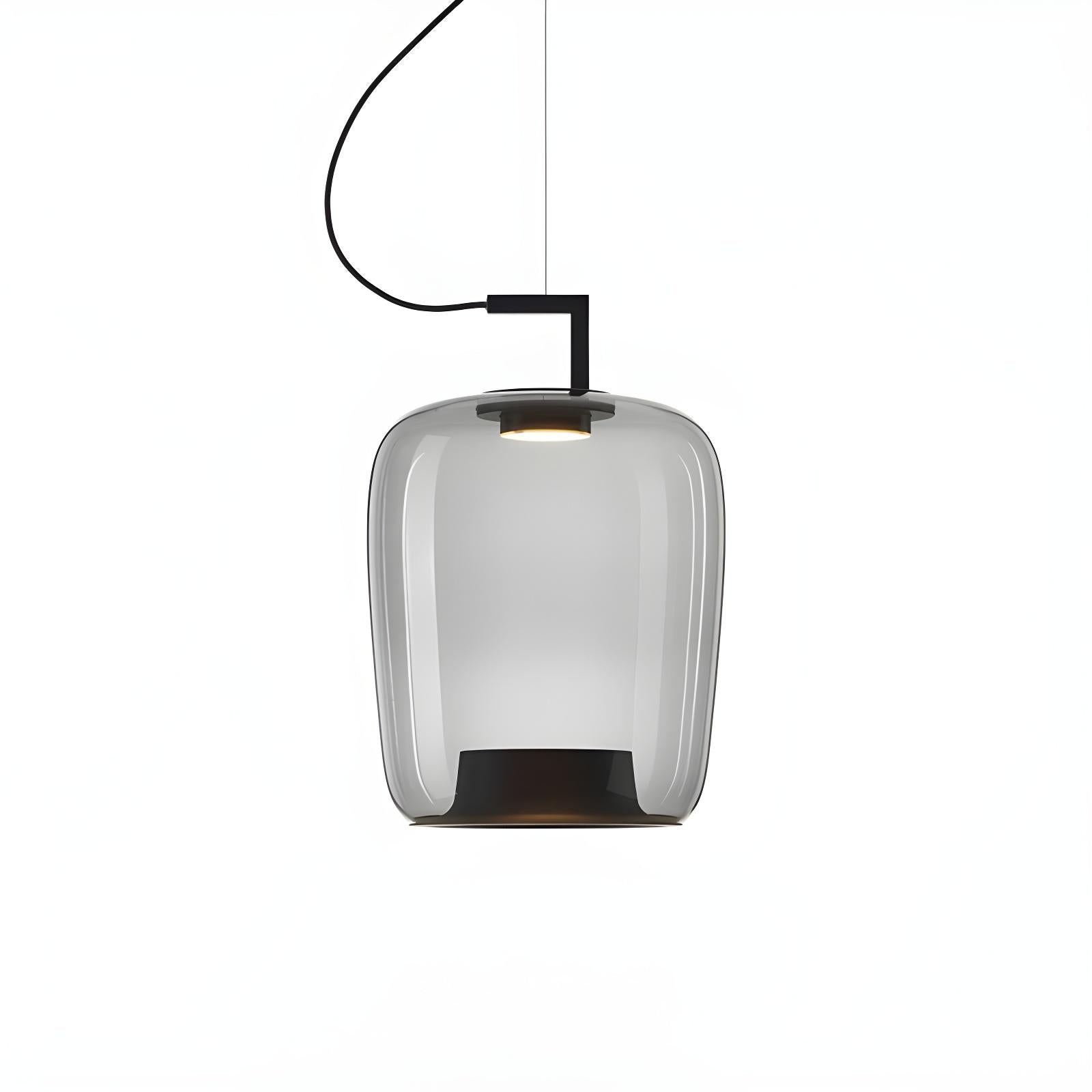 Висящ LED пендел Amber A | Опушено стъкло | 5W | 3000K