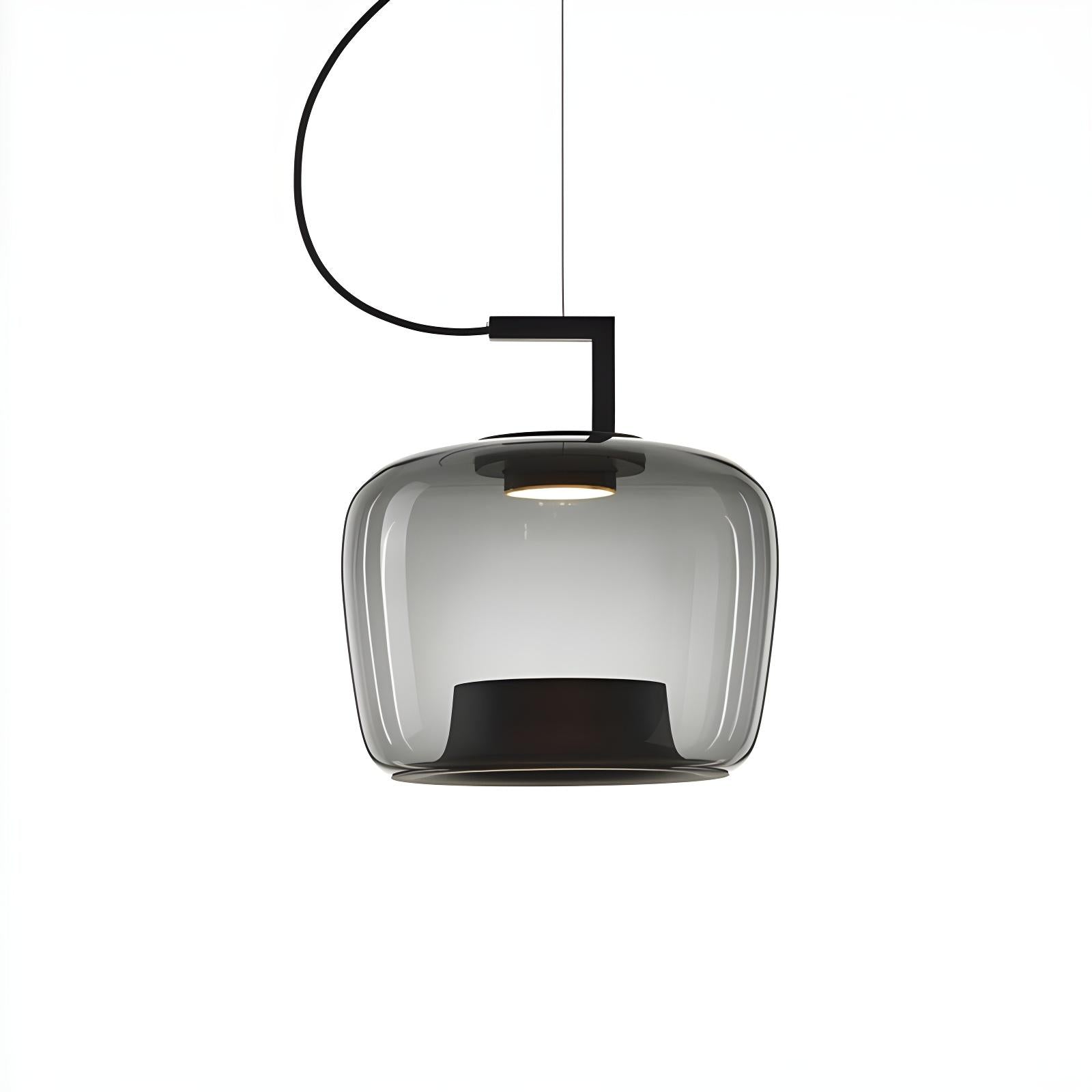 Висящ LED пендел Amber B | Опушено стъкло | 5W | 3000K