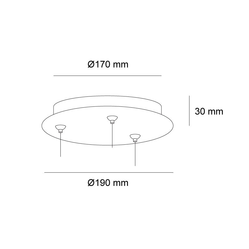 Висящ LED полилей Spiral D | Тройна спирала | 3-CCT | 40W