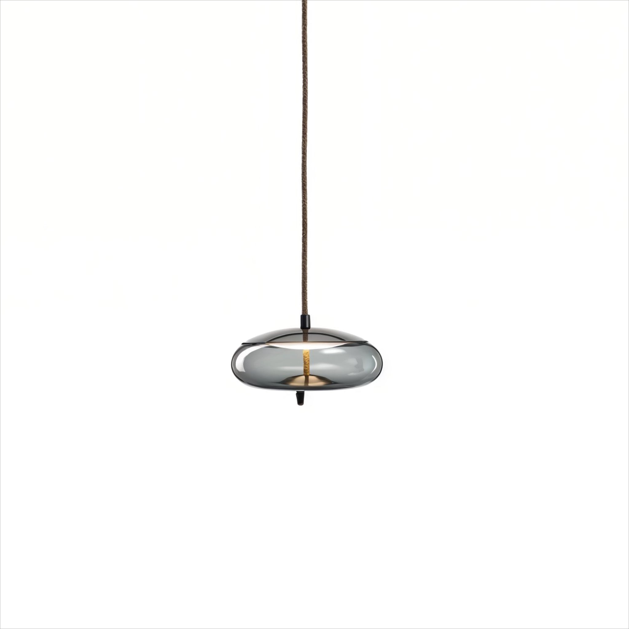 Висящ стъклен пендел Tomy D | Опушено стъкло | 6W | 3000K
