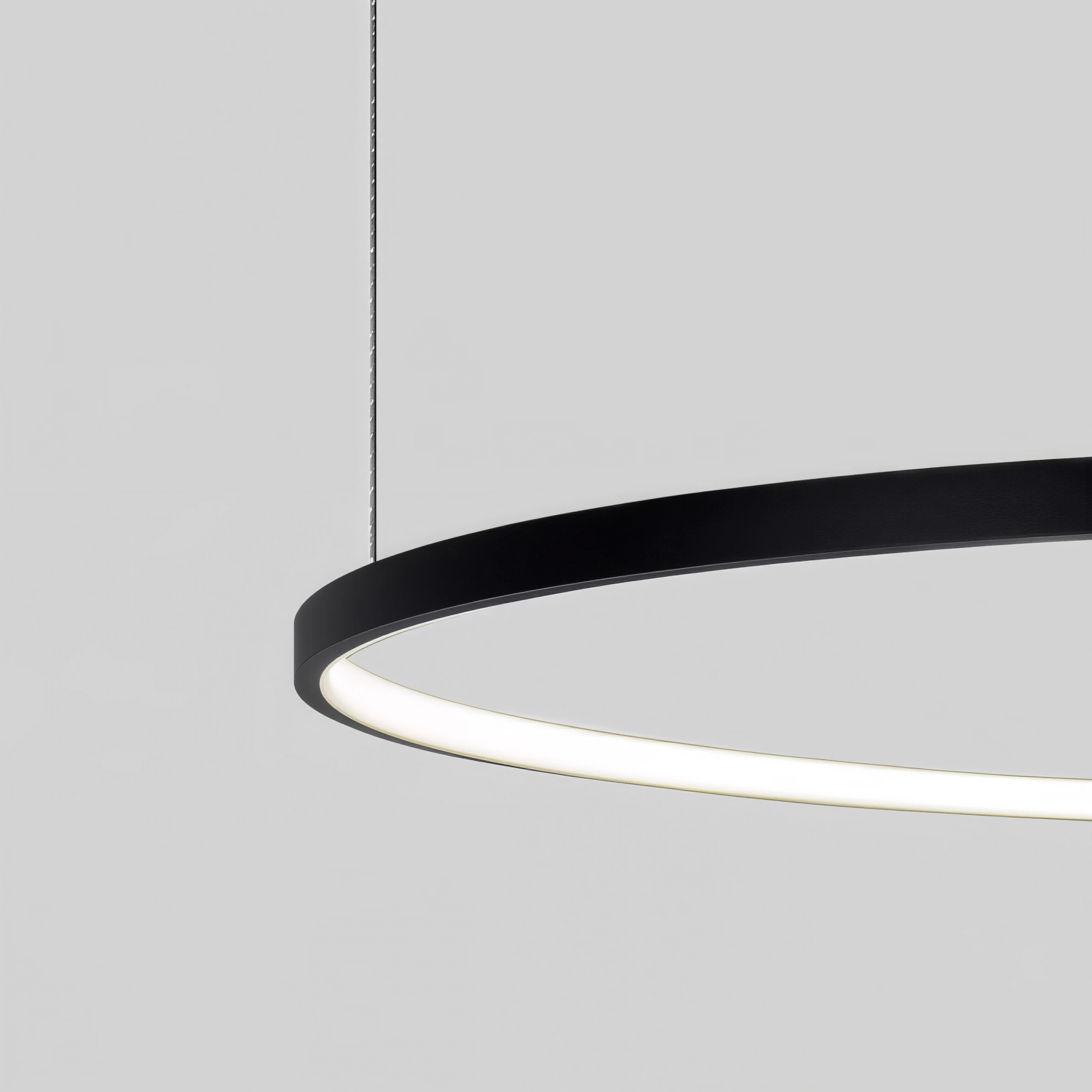 Висяща кръгла LED лампа Aureola (Ø600–1000)