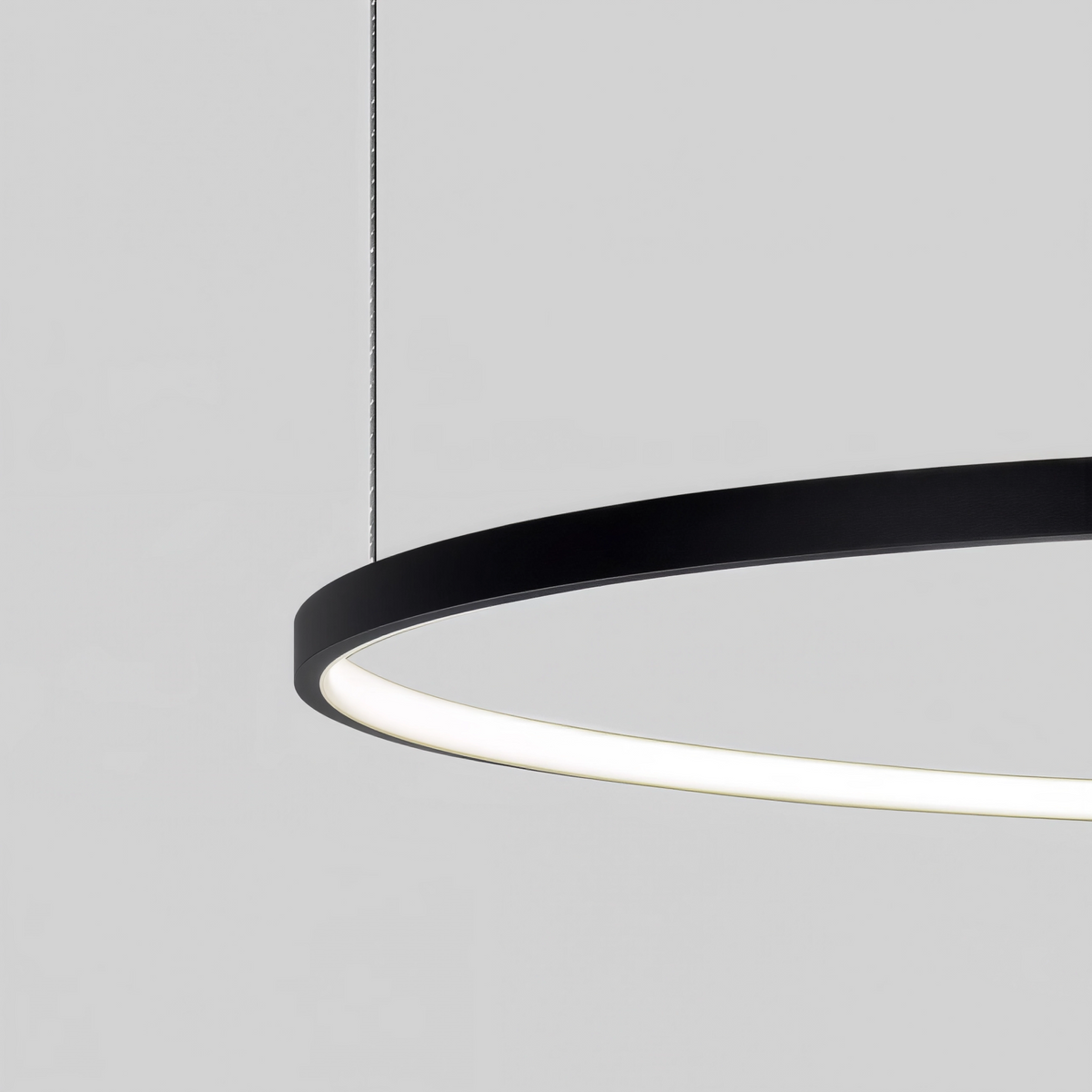 Висяща кръгла LED лампа Aureola (Ø600–1000)