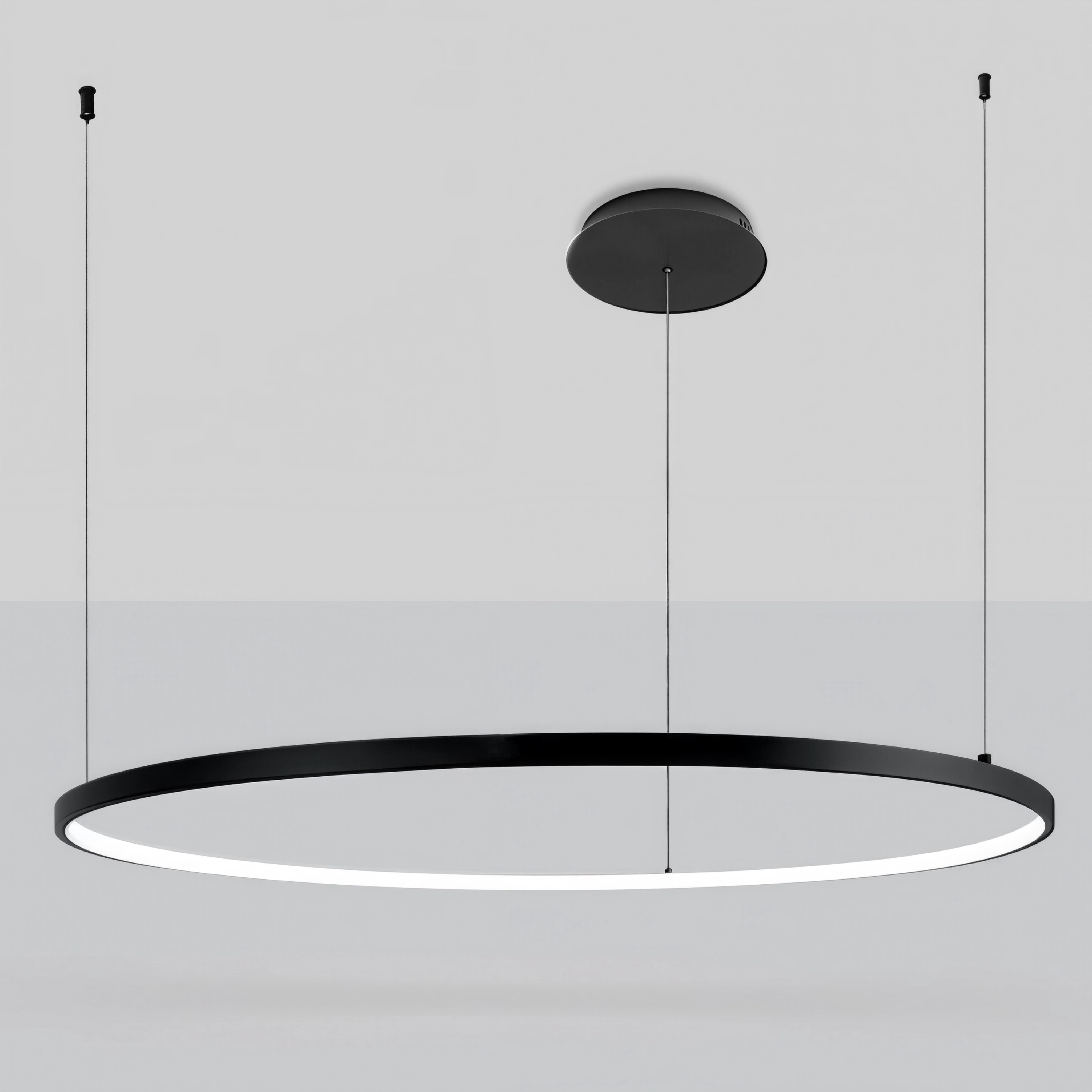 Висяща кръгла LED лампа Aureola (Ø600–1000)