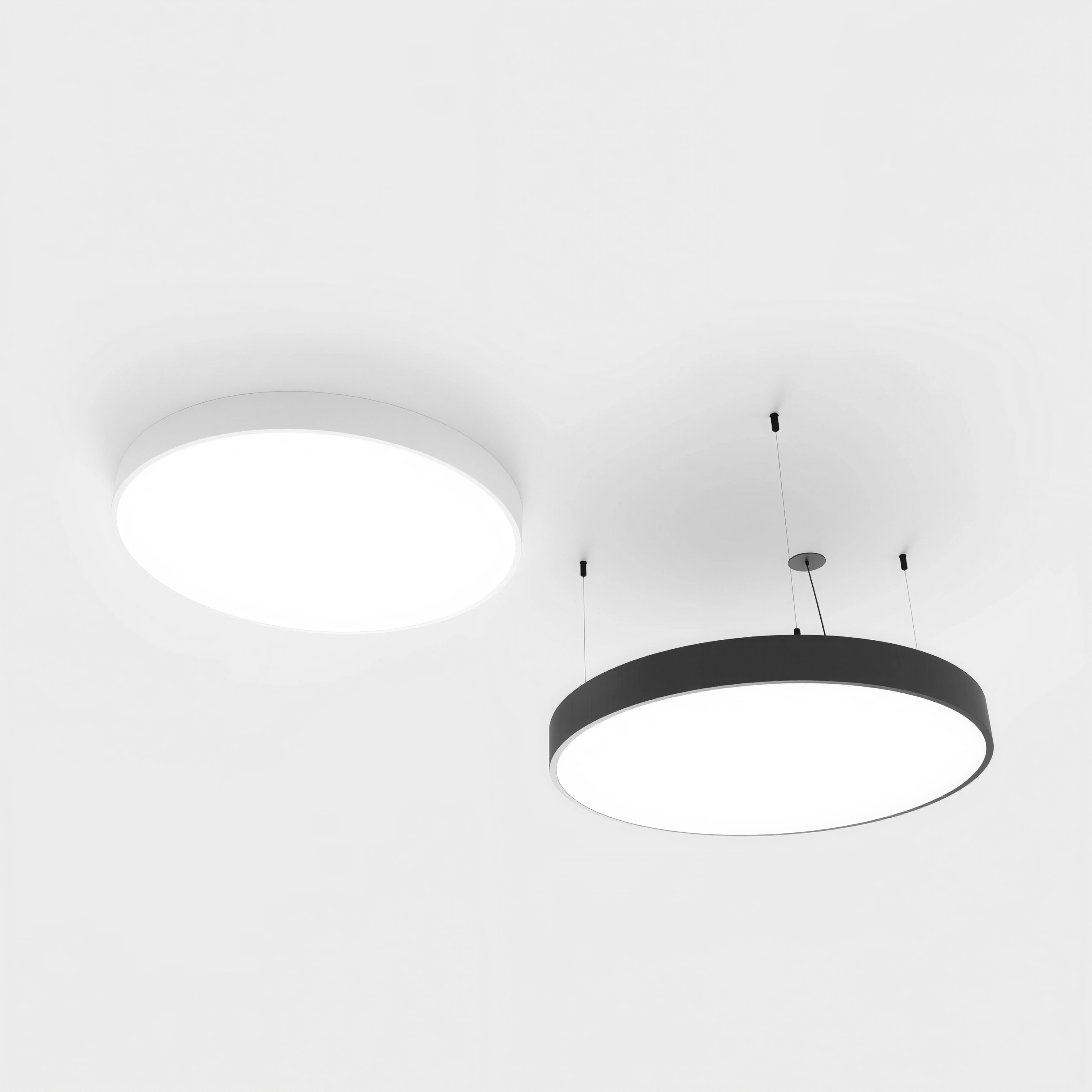Висяща кръгла LED плафониера Veny XL | Ø80–120cm | 3000-4000K