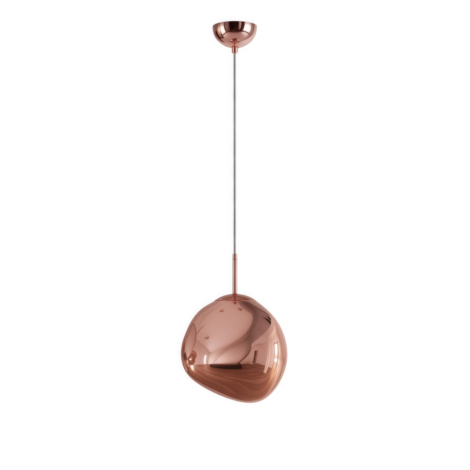 Висяща лампа Ruby 2 Rose Gold | Розово злато | Визия течен метал | 3000K