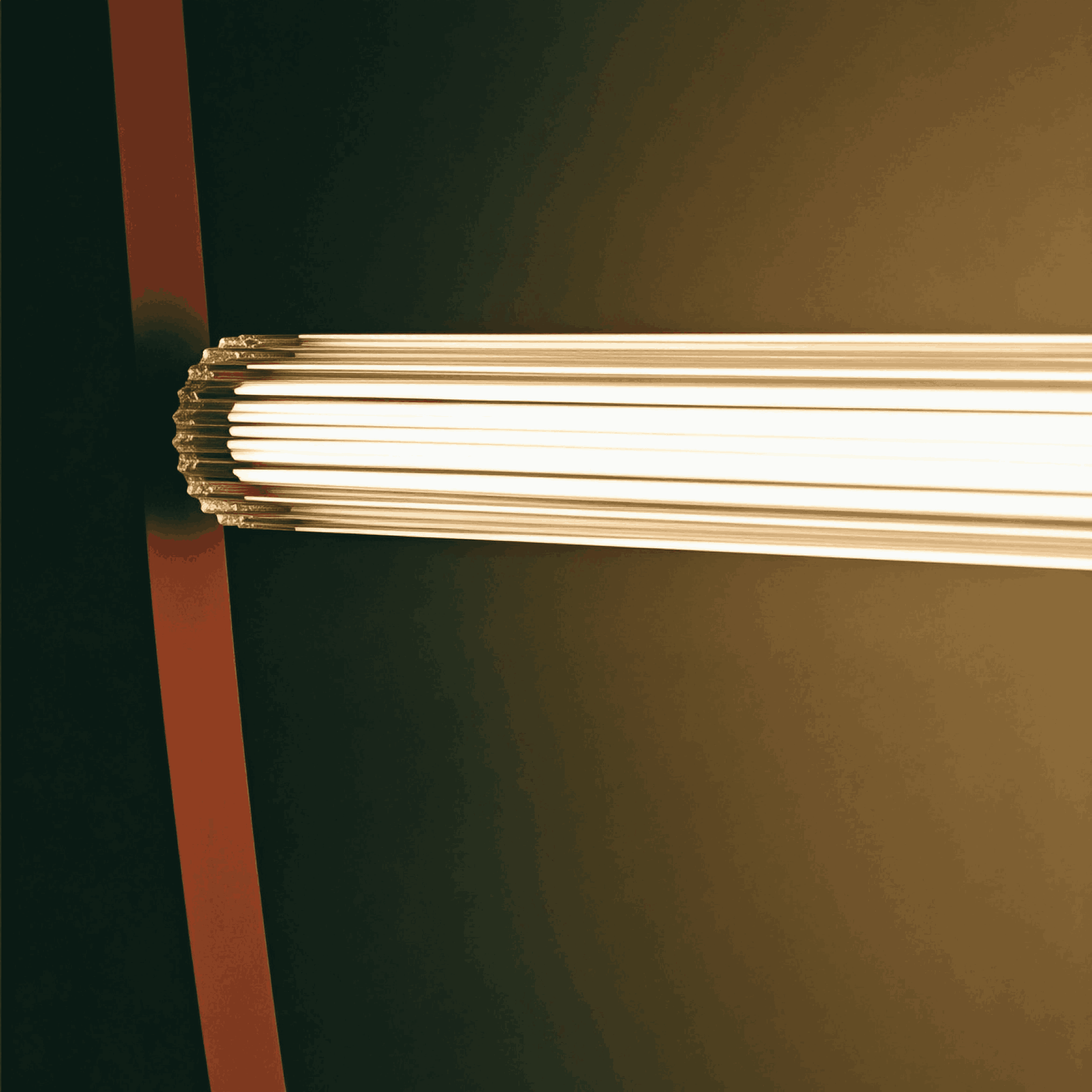 Висяща LED лампа Belt Stick | Кожен колан | 3000K | 8W