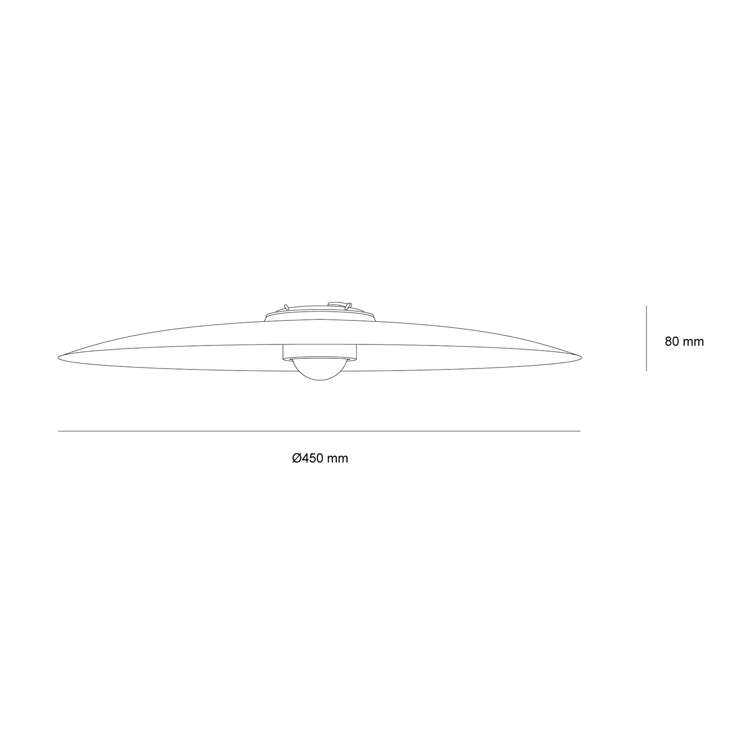 Висящо осветление за колан Radiance Belt (Ø450 мм)