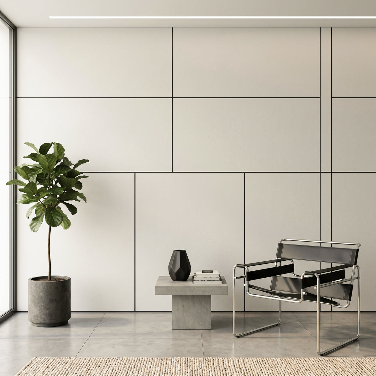 WPC панел Millenium Grey сиво-бежов | 288 x 122см