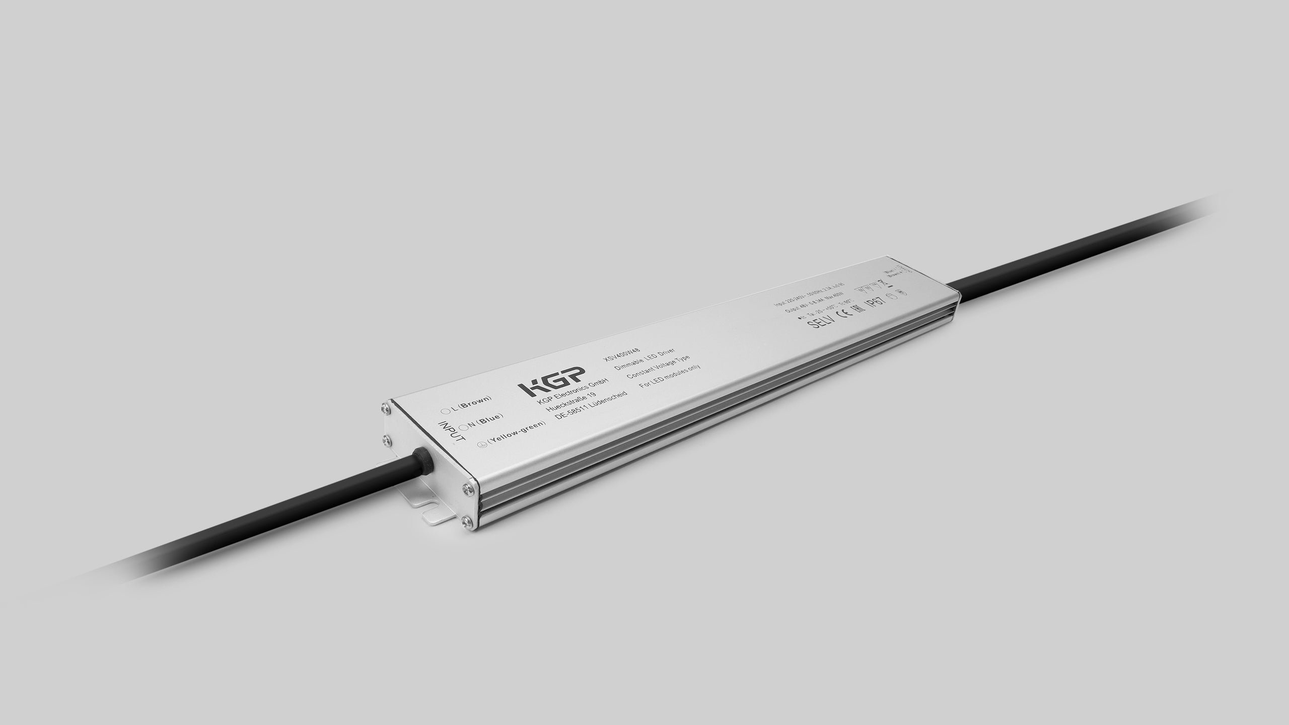 Захранване за LED лента KGP | 48V | IP67 | Метален корпус