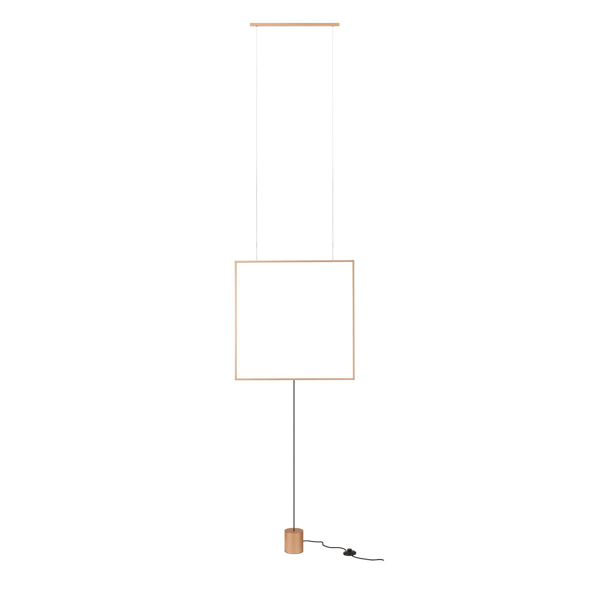 Висящо LED осветително тяло SLICK SQ 28W GD 3000K