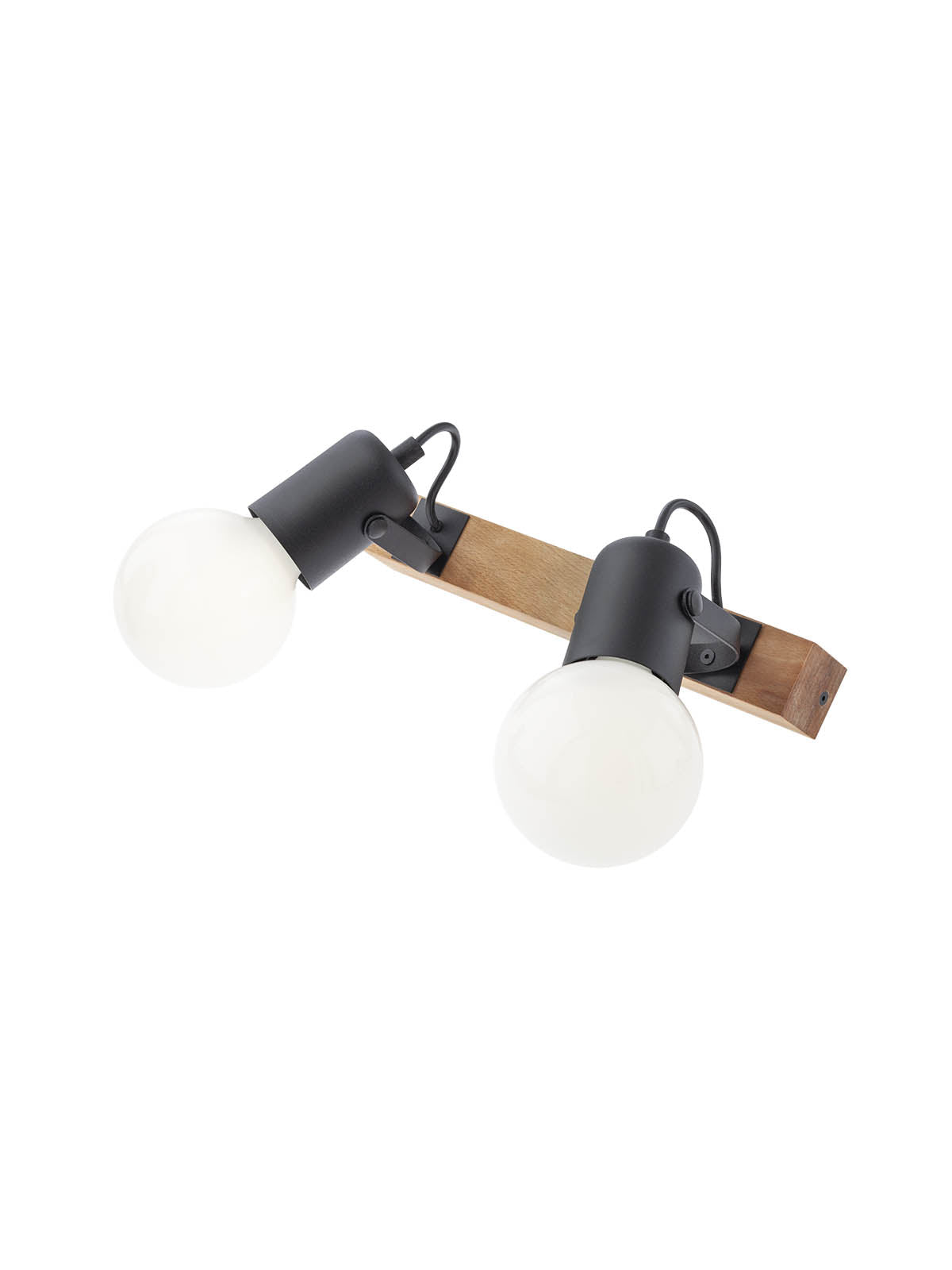 Стенен аплик TAFFI 2x42W E27 черен