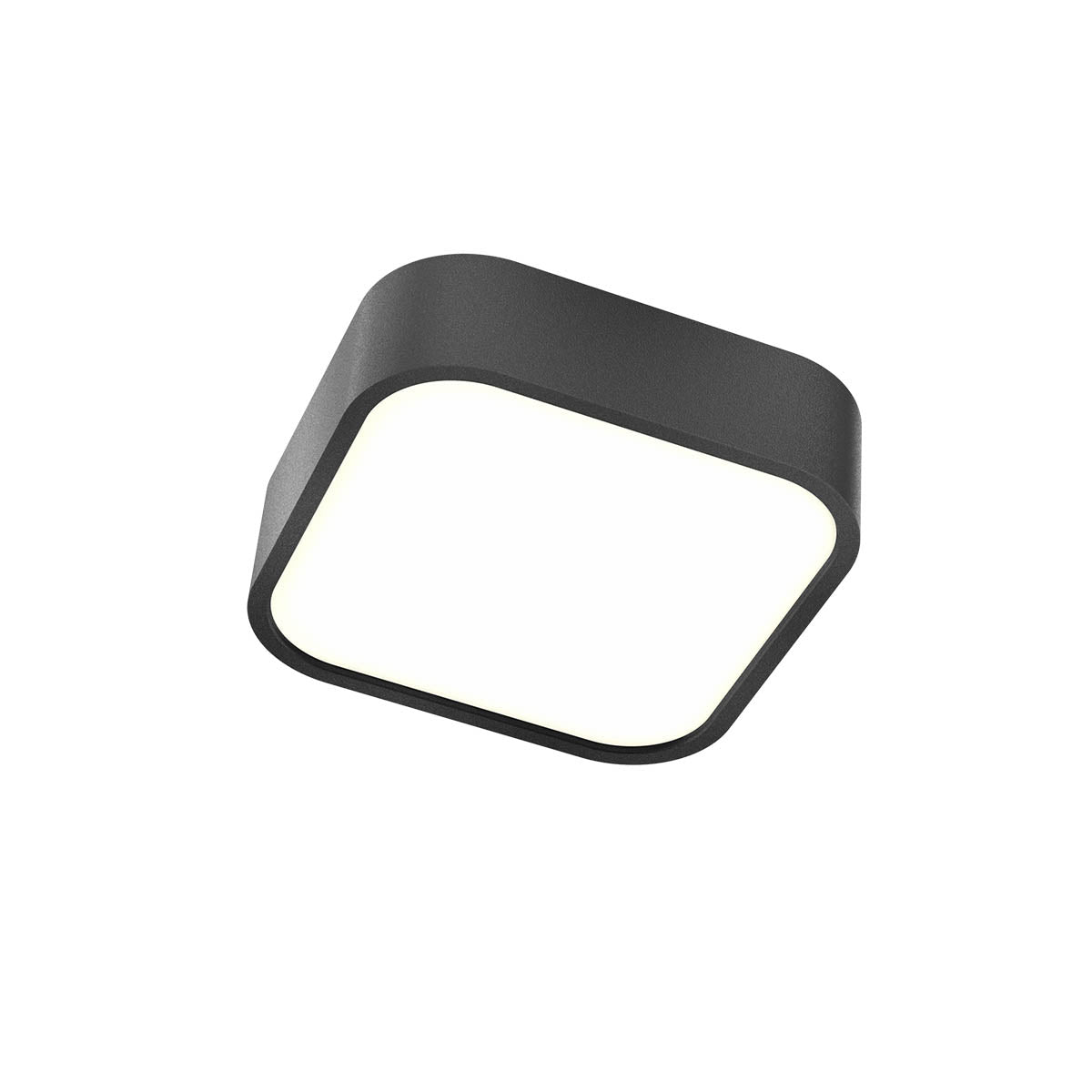 Плафон LED SCREEN 14W IP44 BK/GLASS 3000K