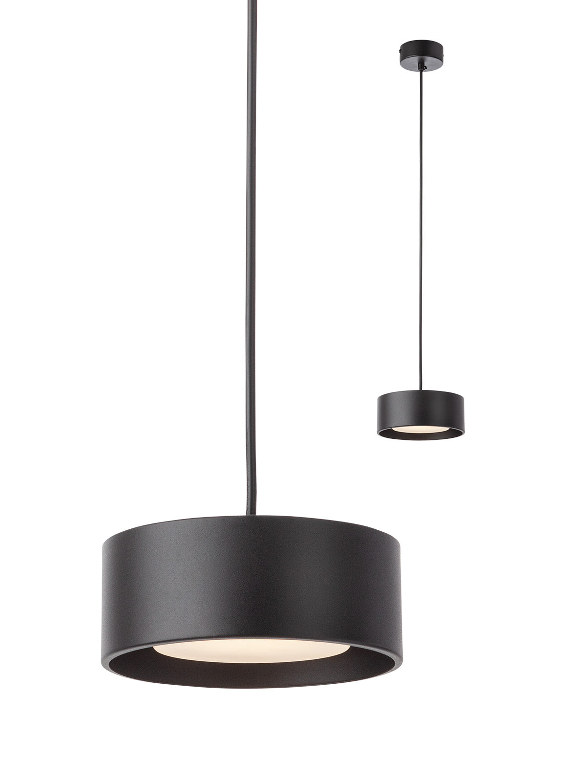 Висящо LED осветително тяло PUNKT 6W 3000K черен BK